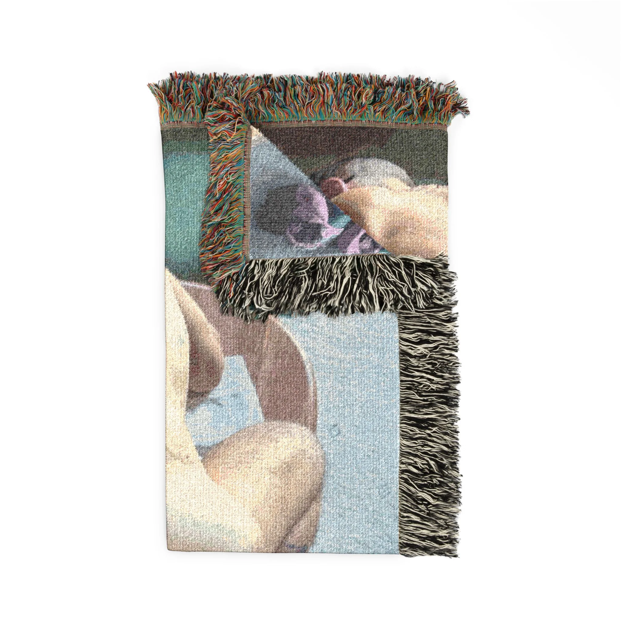 ANONYMOUS #3 Woven Blanket bY CULTUREEDIT - Image 12