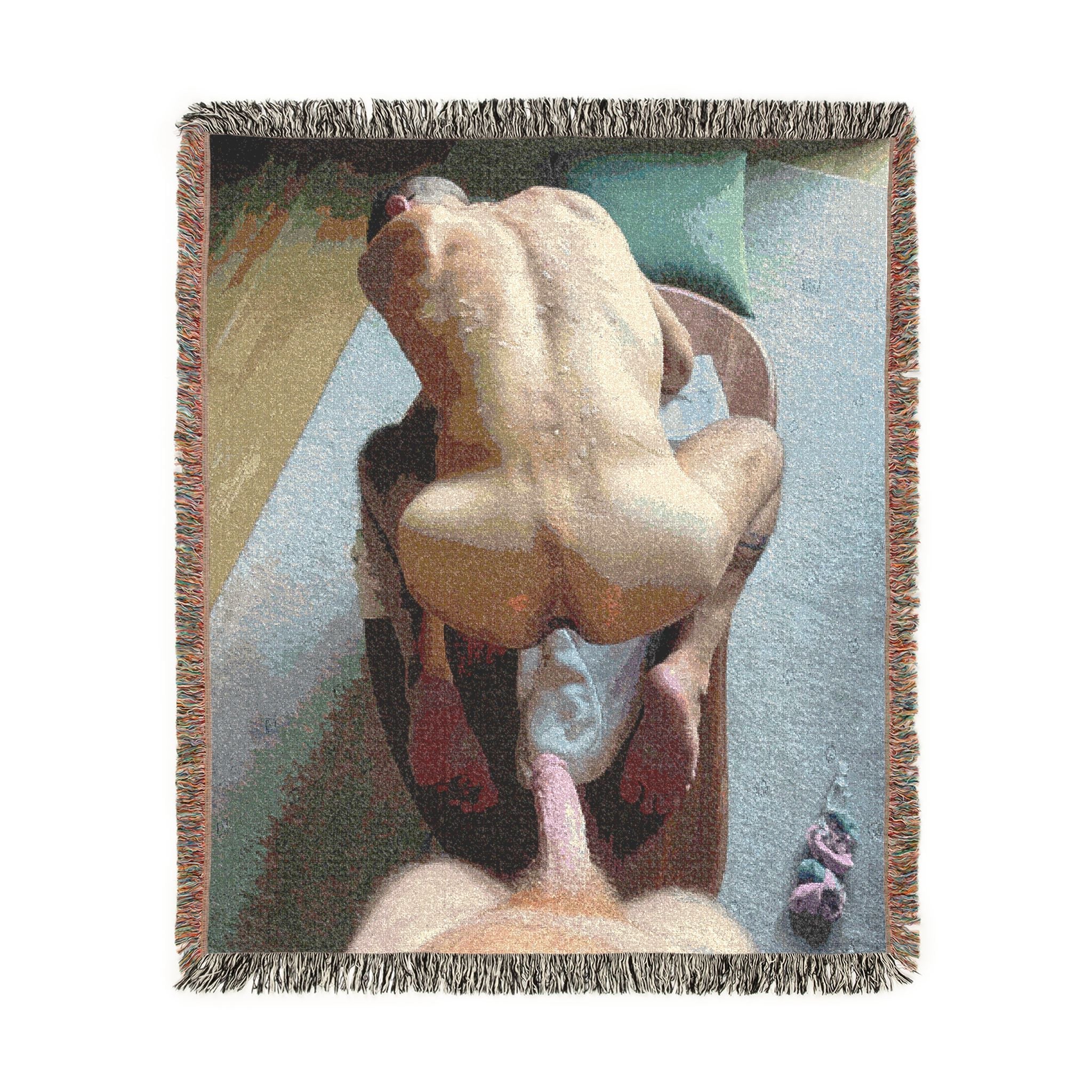 ANONYMOUS #3 Woven Blanket bY CULTUREEDIT - Image 2