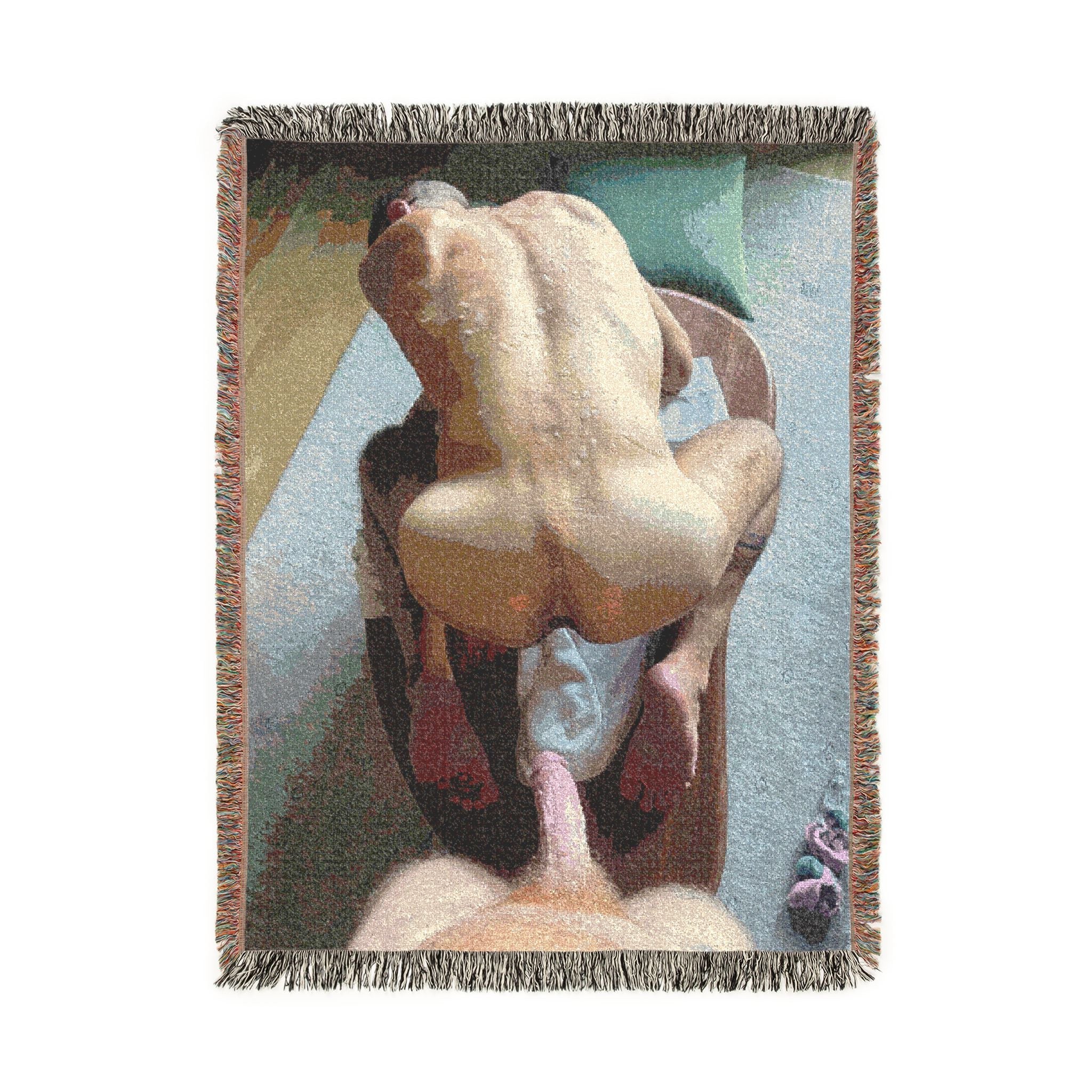 ANONYMOUS #3 Woven Blanket bY CULTUREEDIT - Image 3
