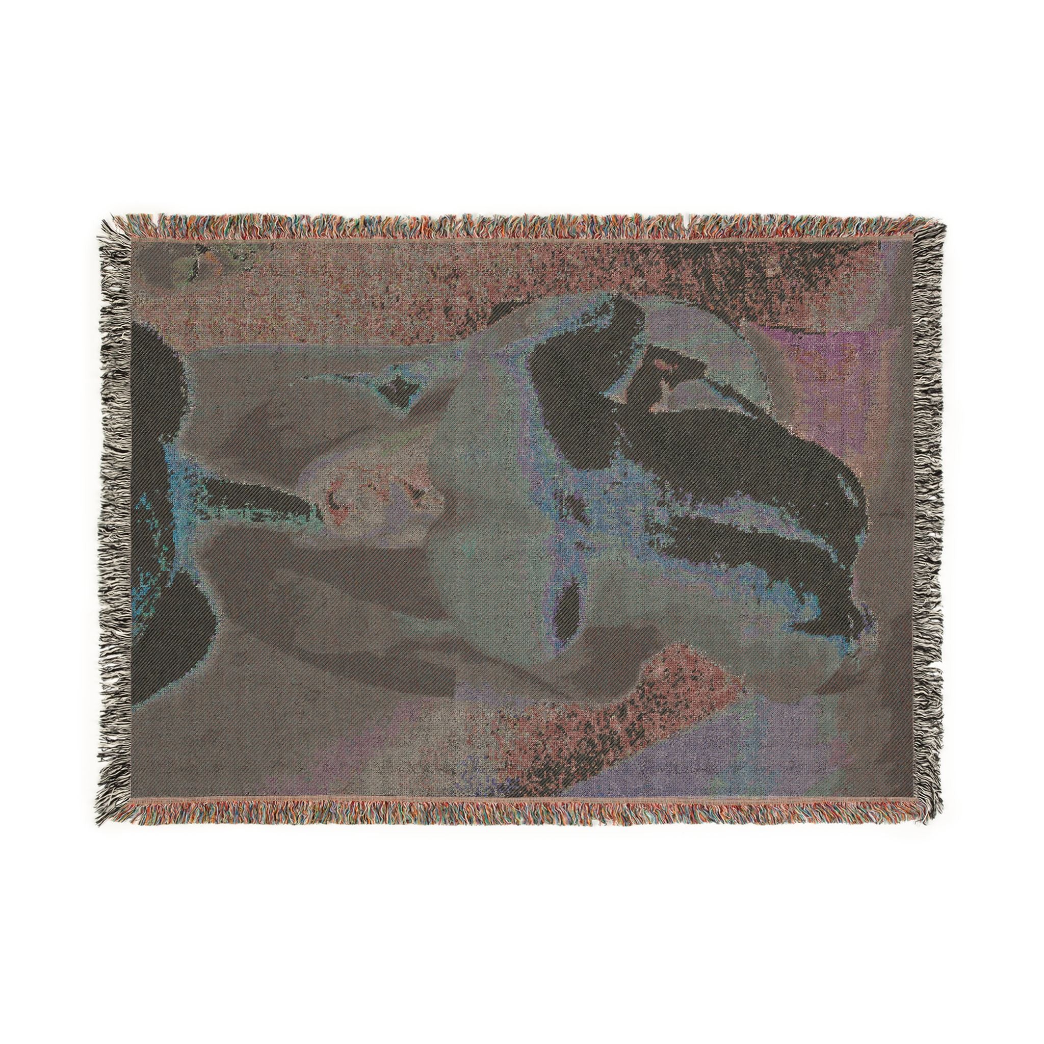 ANONYMOUS #3 Woven Blanket bY CULTUREEDIT - Image 5