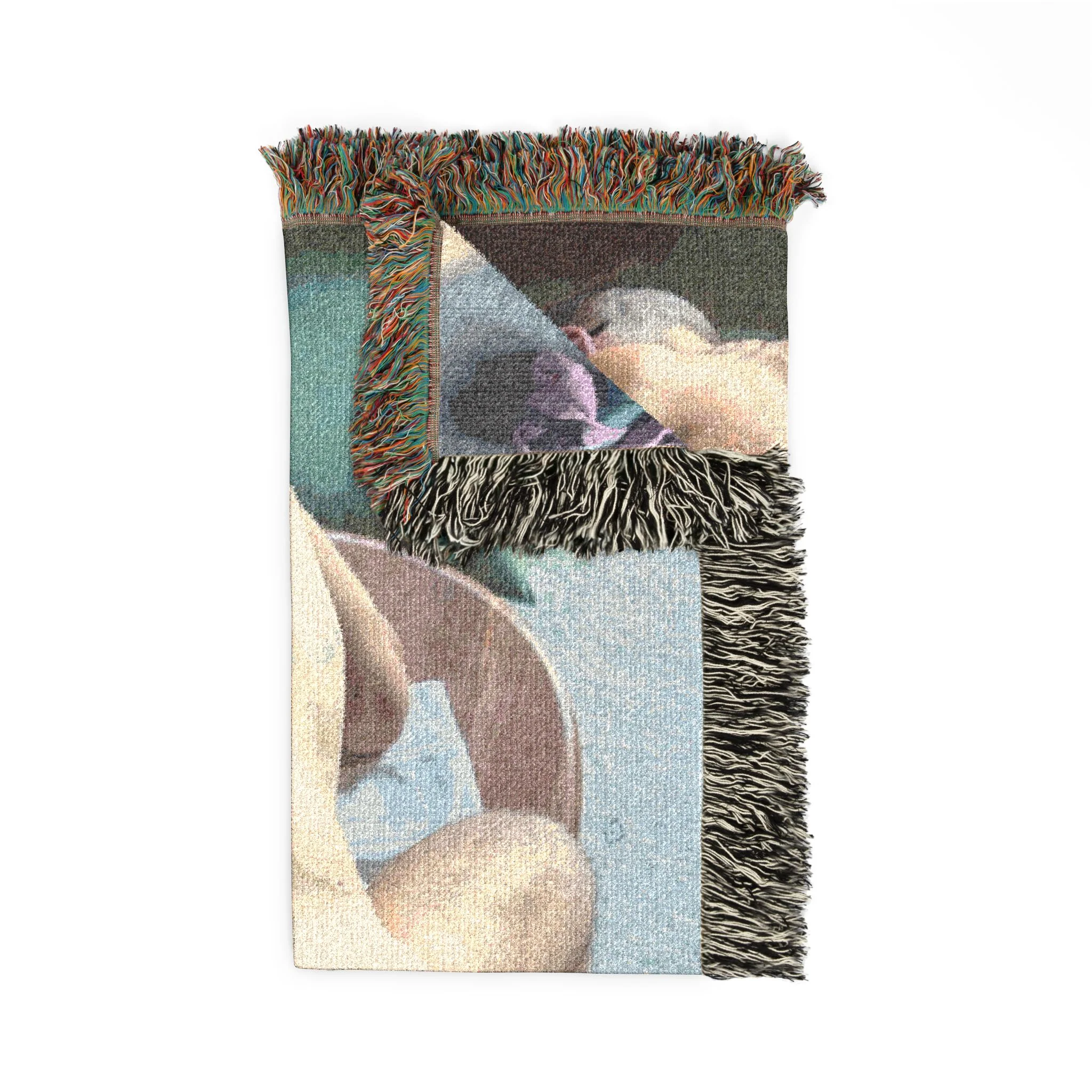 ANONYMOUS #3 Woven Blanket bY CULTUREEDIT - Image 6
