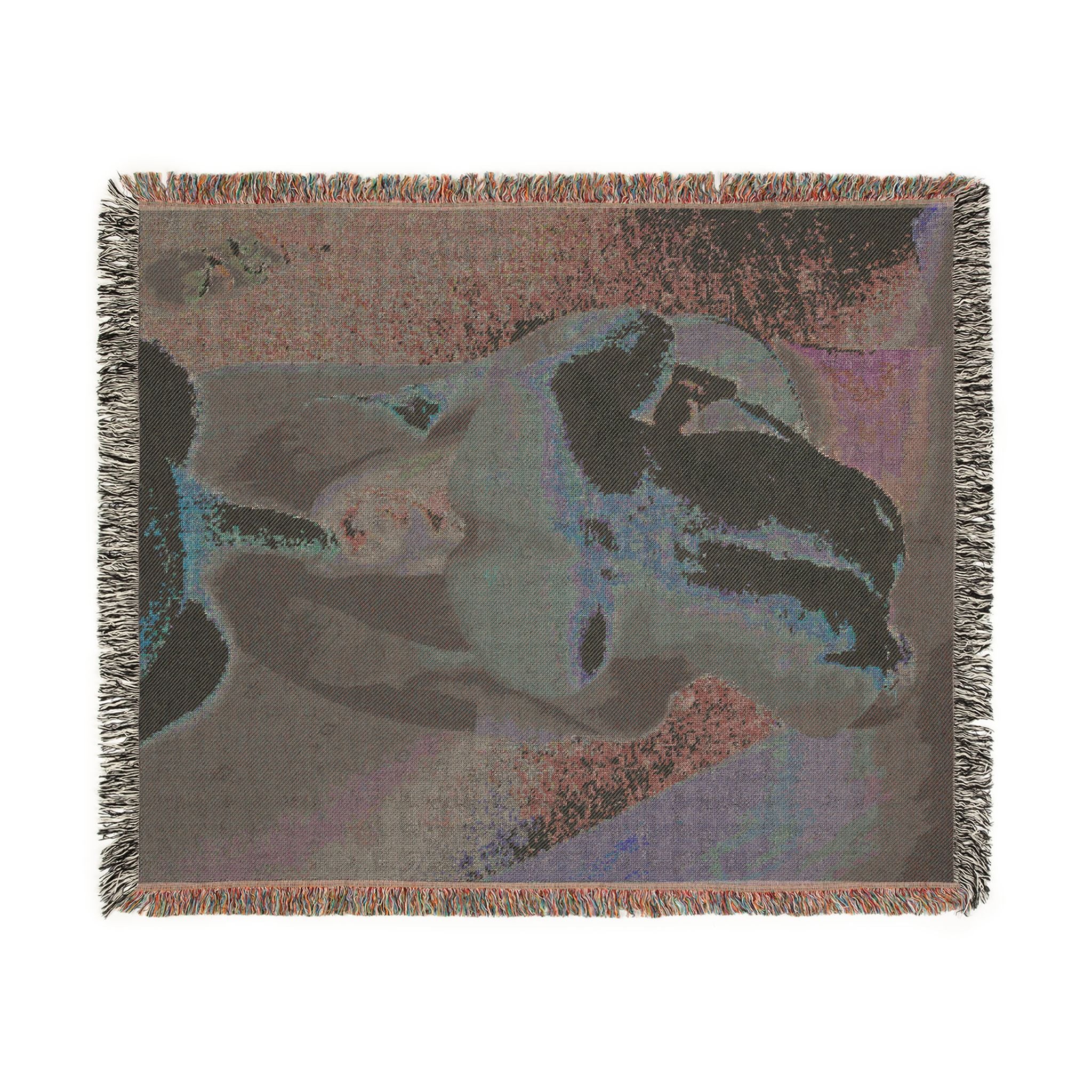 ANONYMOUS #3 Woven Blanket bY CULTUREEDIT - Image 8