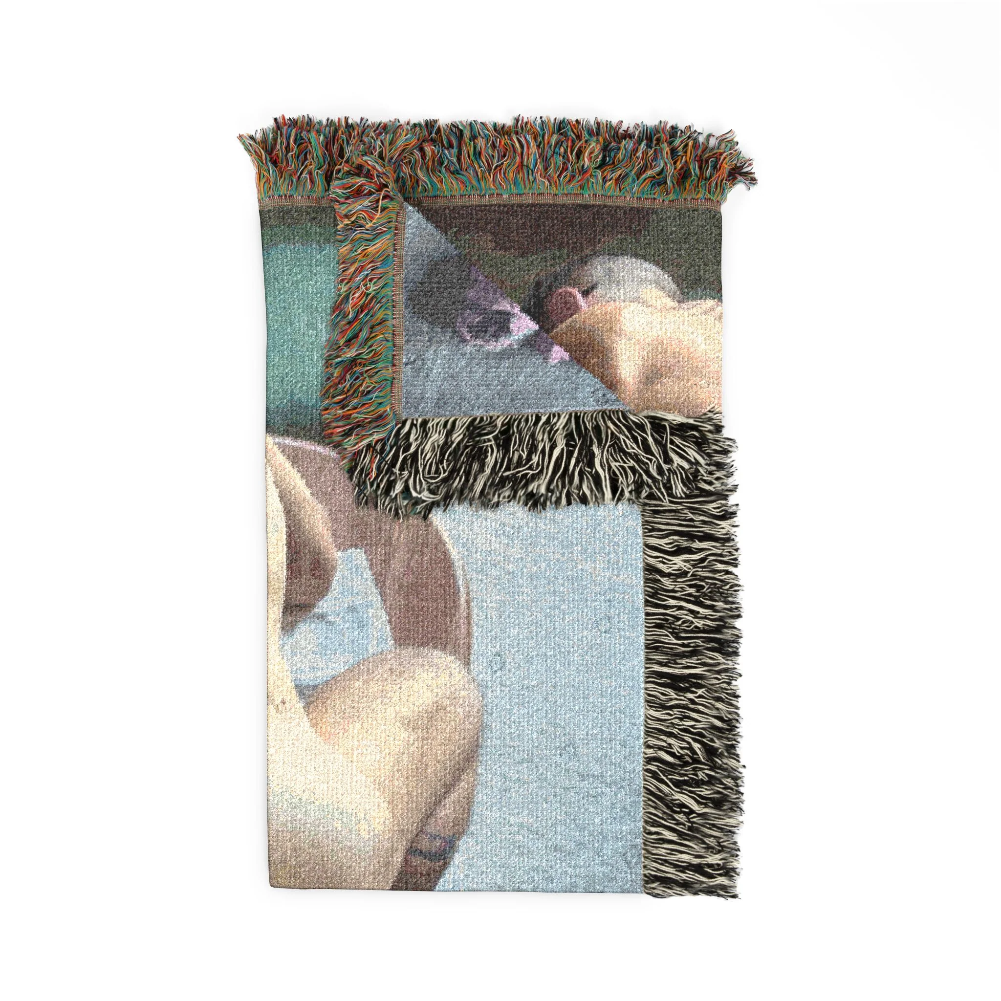 ANONYMOUS #3 Woven Blanket bY CULTUREEDIT - Image 9