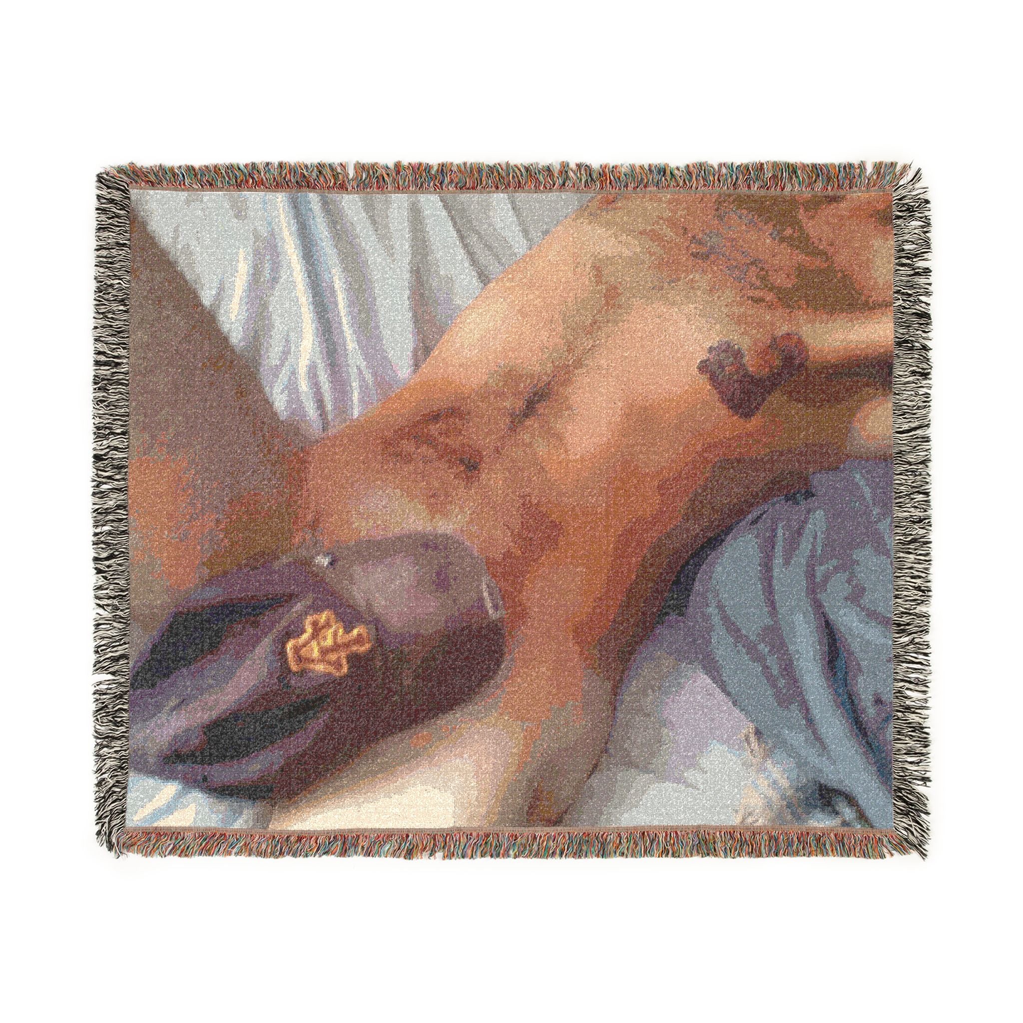 ANONYMOUS #4 Woven Blanket bY CULTUREEDIT - Image 2
