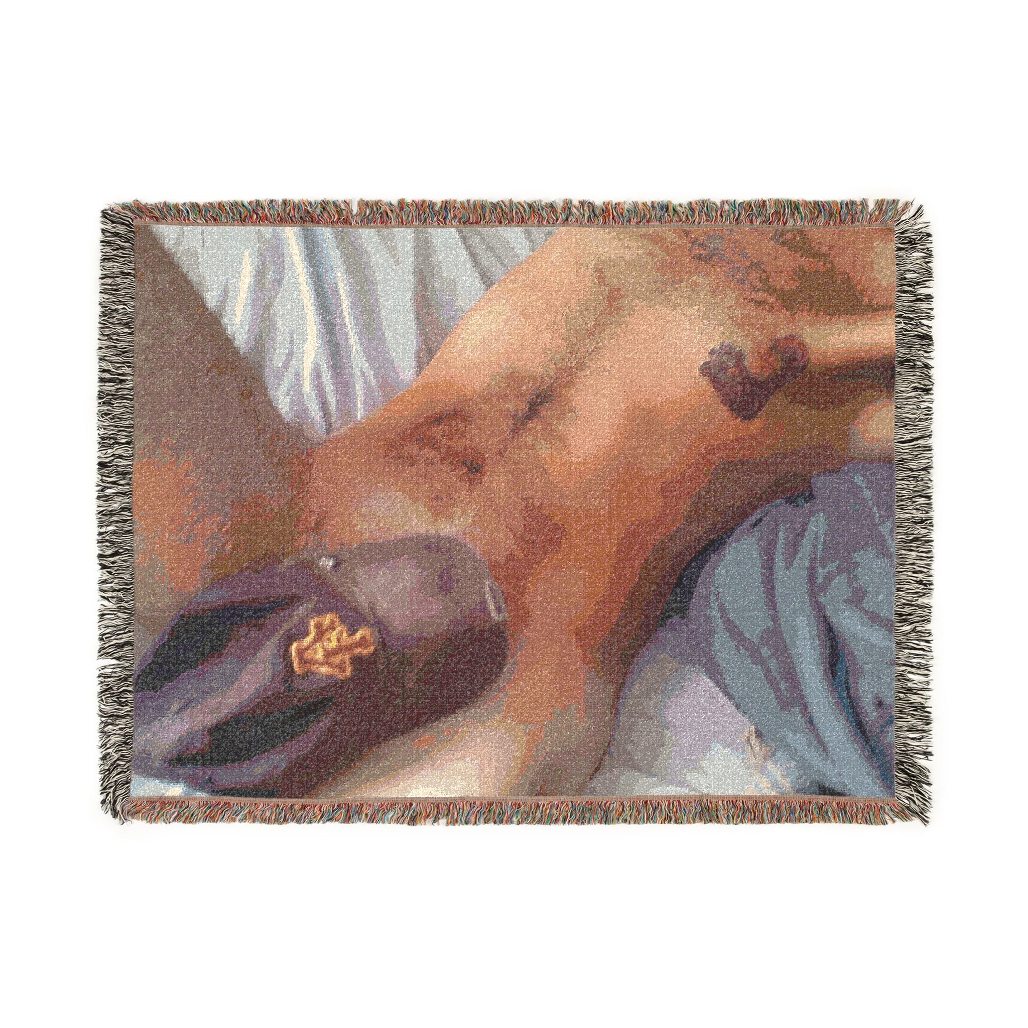 ANONYMOUS #4 Woven Blanket bY CULTUREEDIT - Image 3