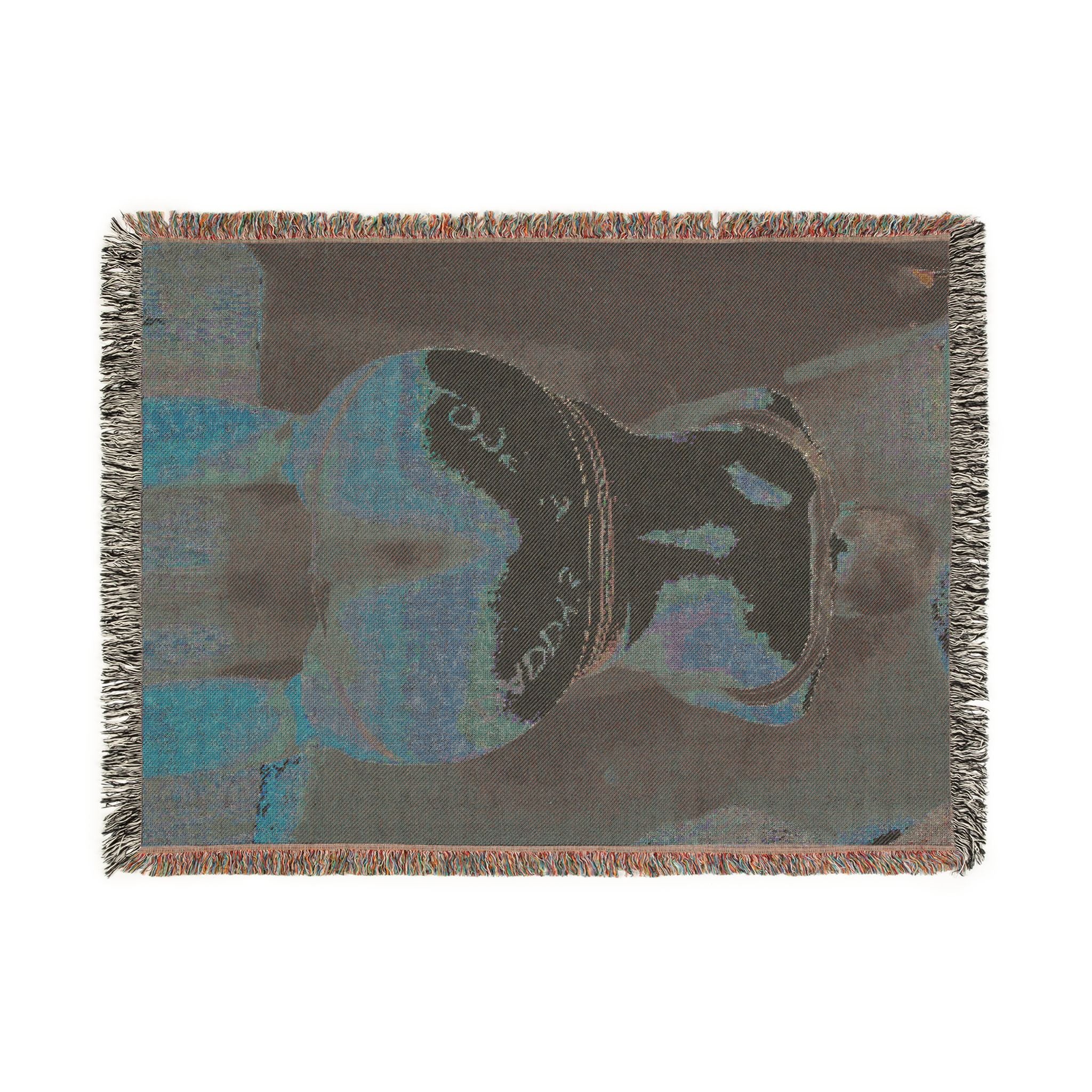 ANONYMOUS #5 Woven Blanket bY CULTUREEDIT - Image 11
