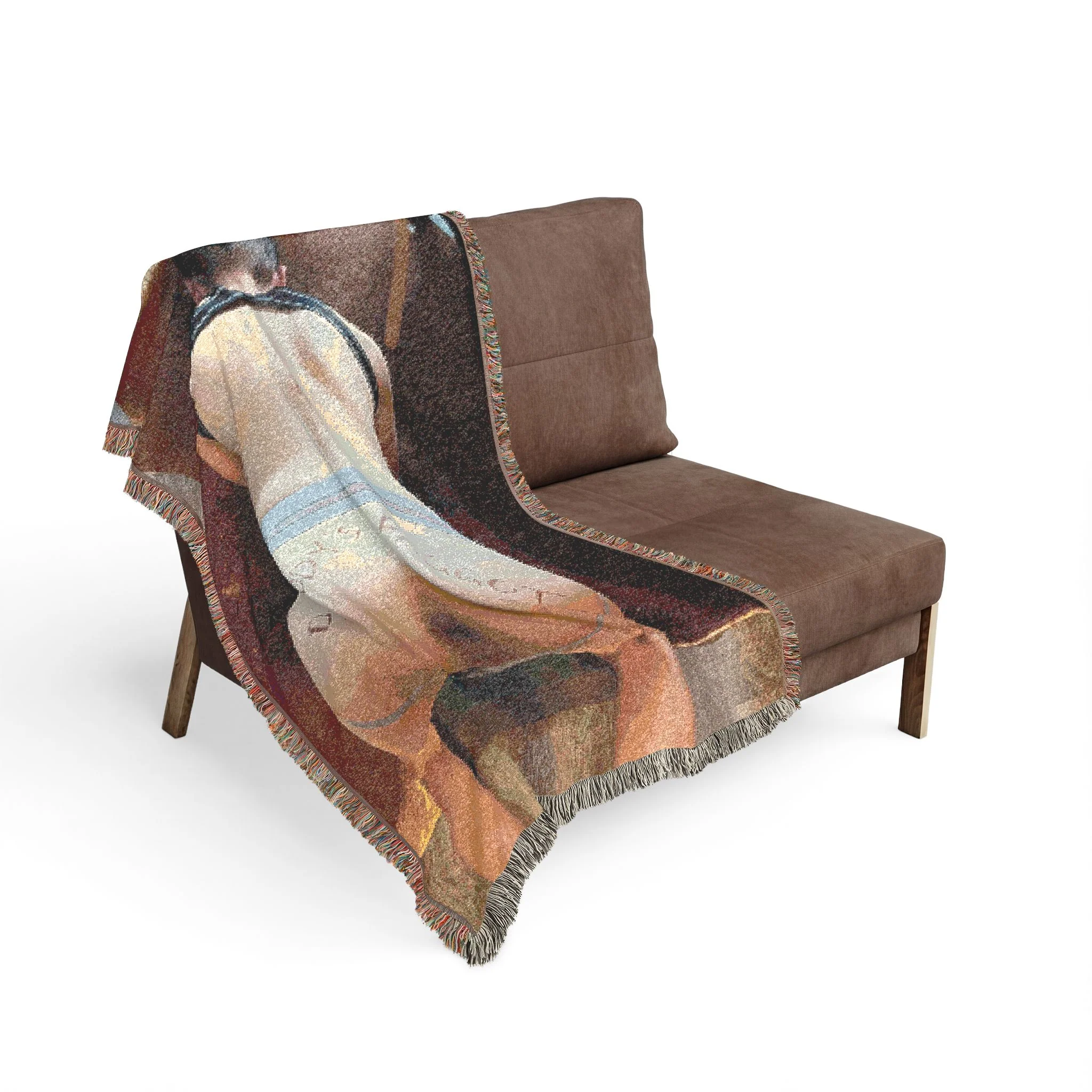 ANONYMOUS #5 Woven Blanket bY CULTUREEDIT - Image 4