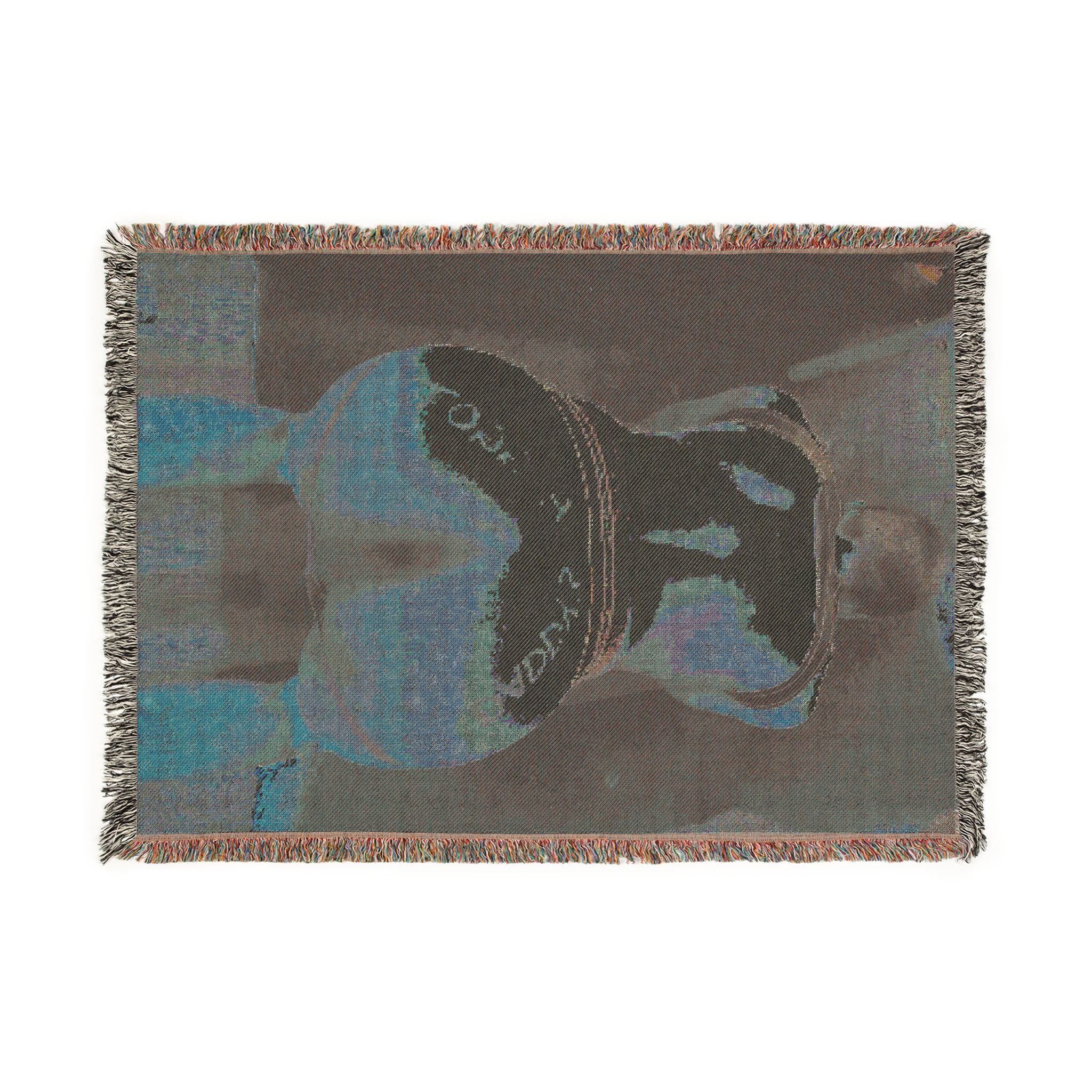 ANONYMOUS #5 Woven Blanket bY CULTUREEDIT - Image 5