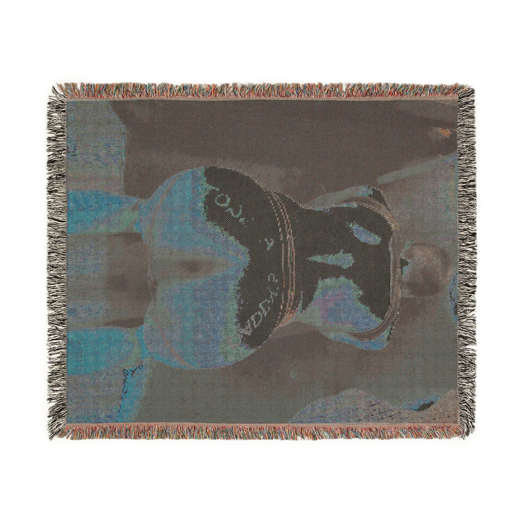 ANONYMOUS #5 Woven Blanket bY CULTUREEDIT - Image 8