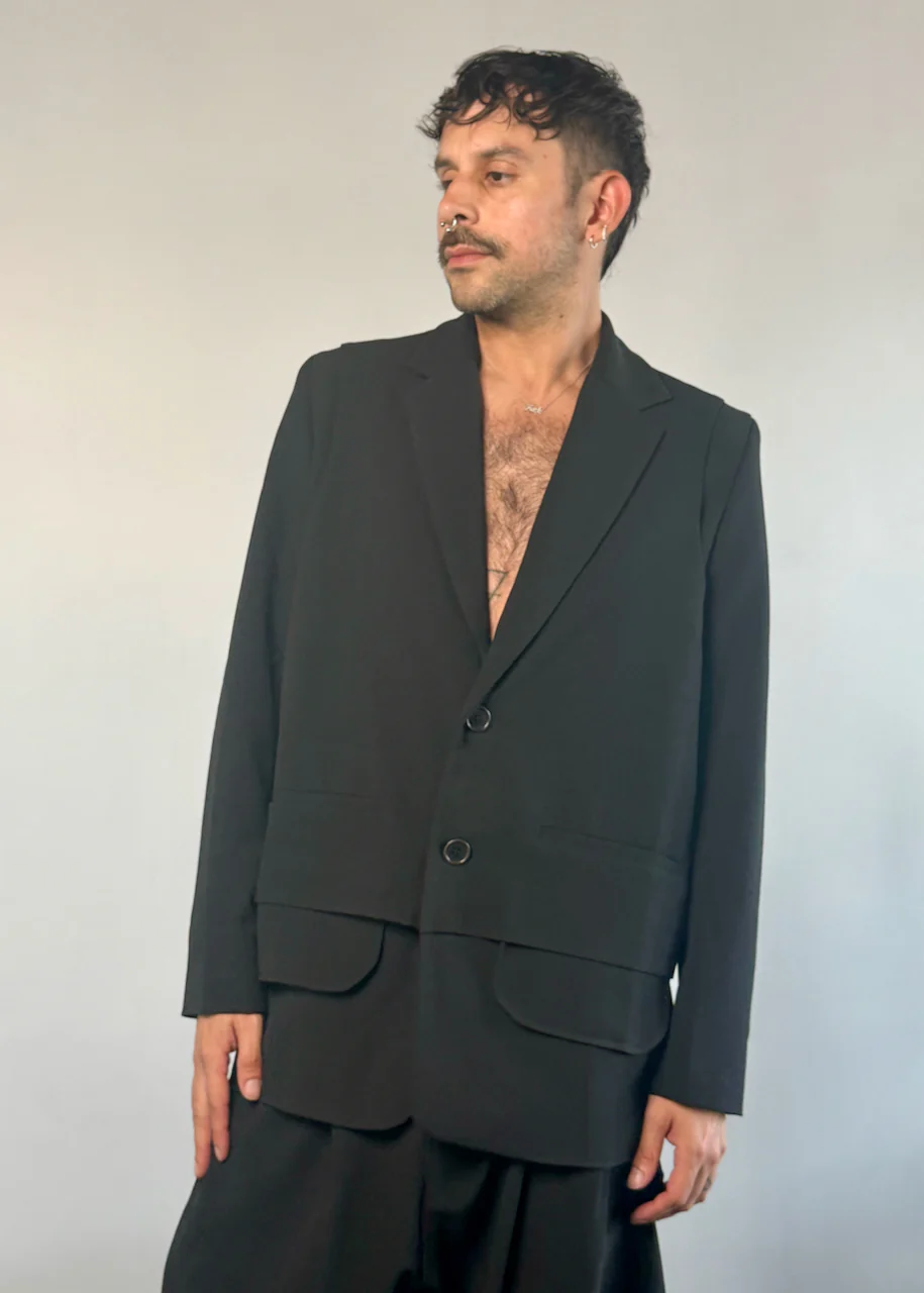 ANTS BLAZER BLACK  by Henrik Vibskov - Image 11