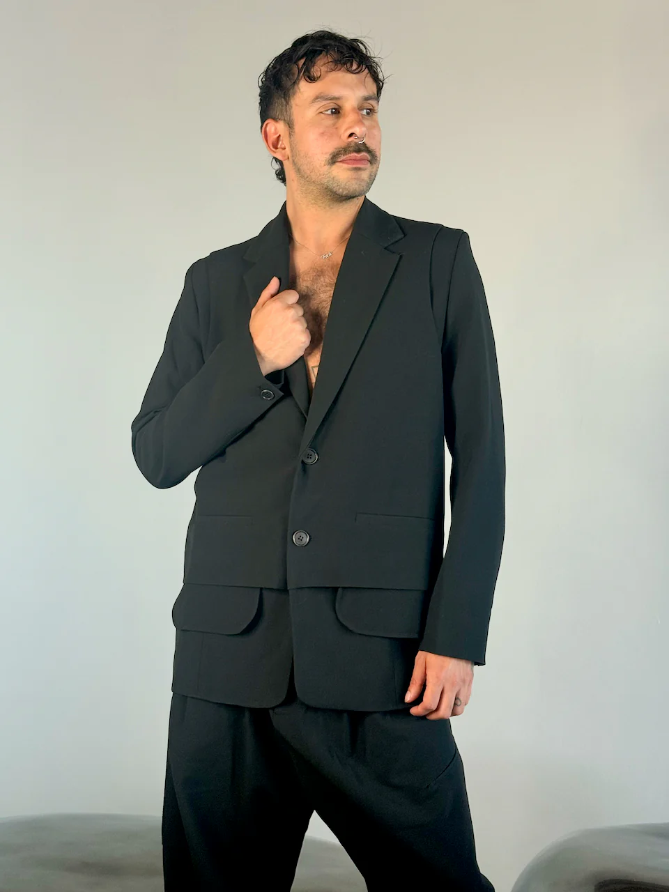 ANTS BLAZER BLACK  by Henrik Vibskov - Image 13