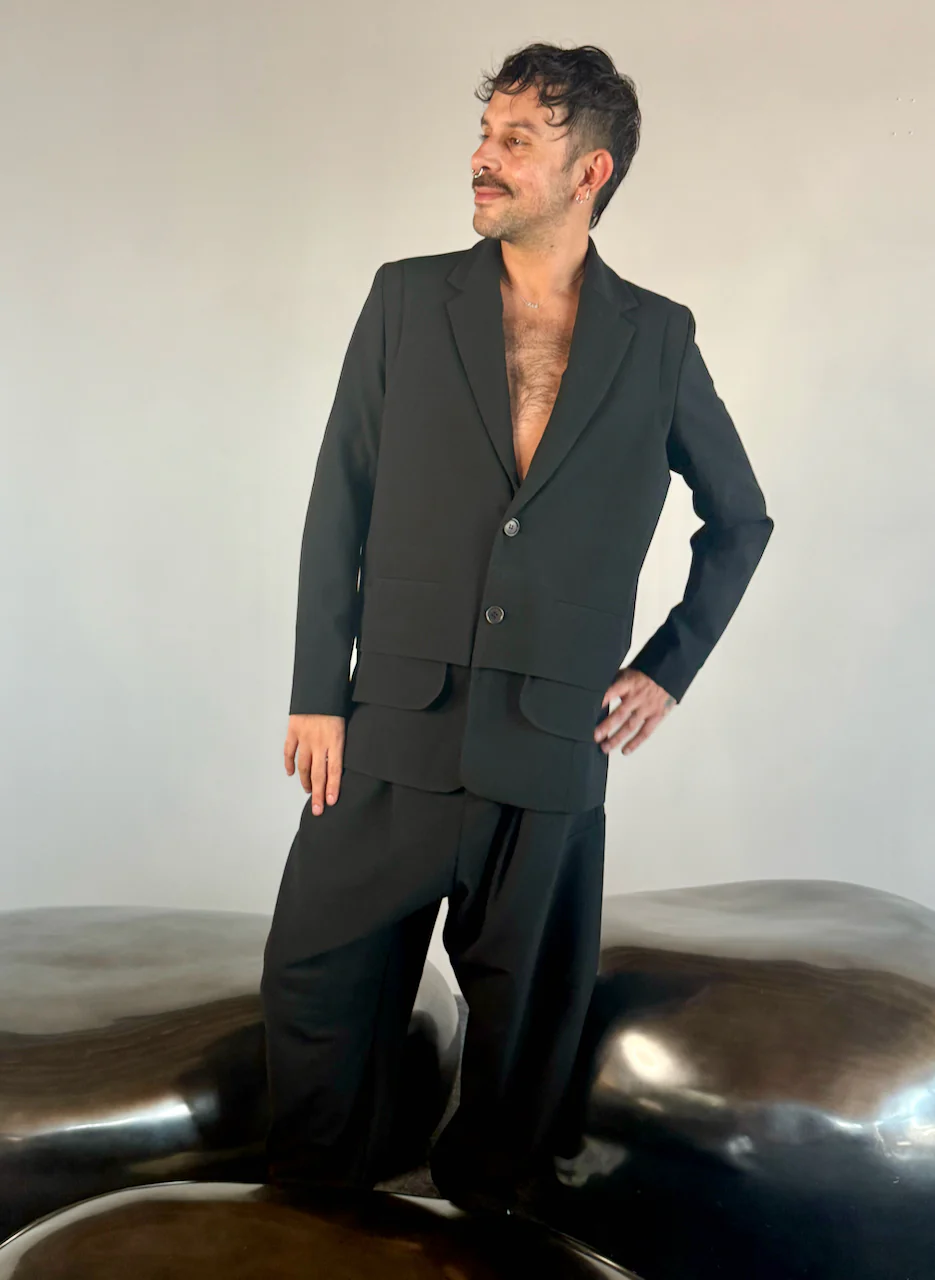 ANTS BLAZER BLACK  by Henrik Vibskov - Image 14