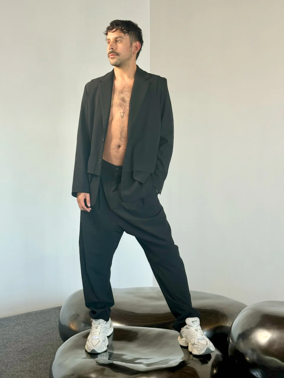 ANTS BLAZER BLACK  by Henrik Vibskov - Image 16