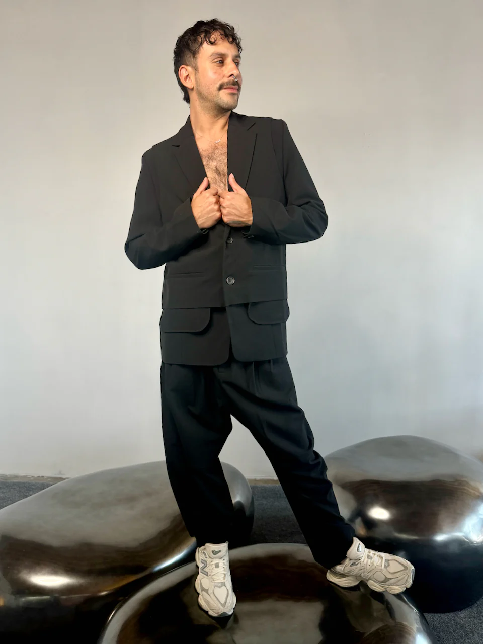 ANTS BLAZER BLACK  by Henrik Vibskov - Image 19