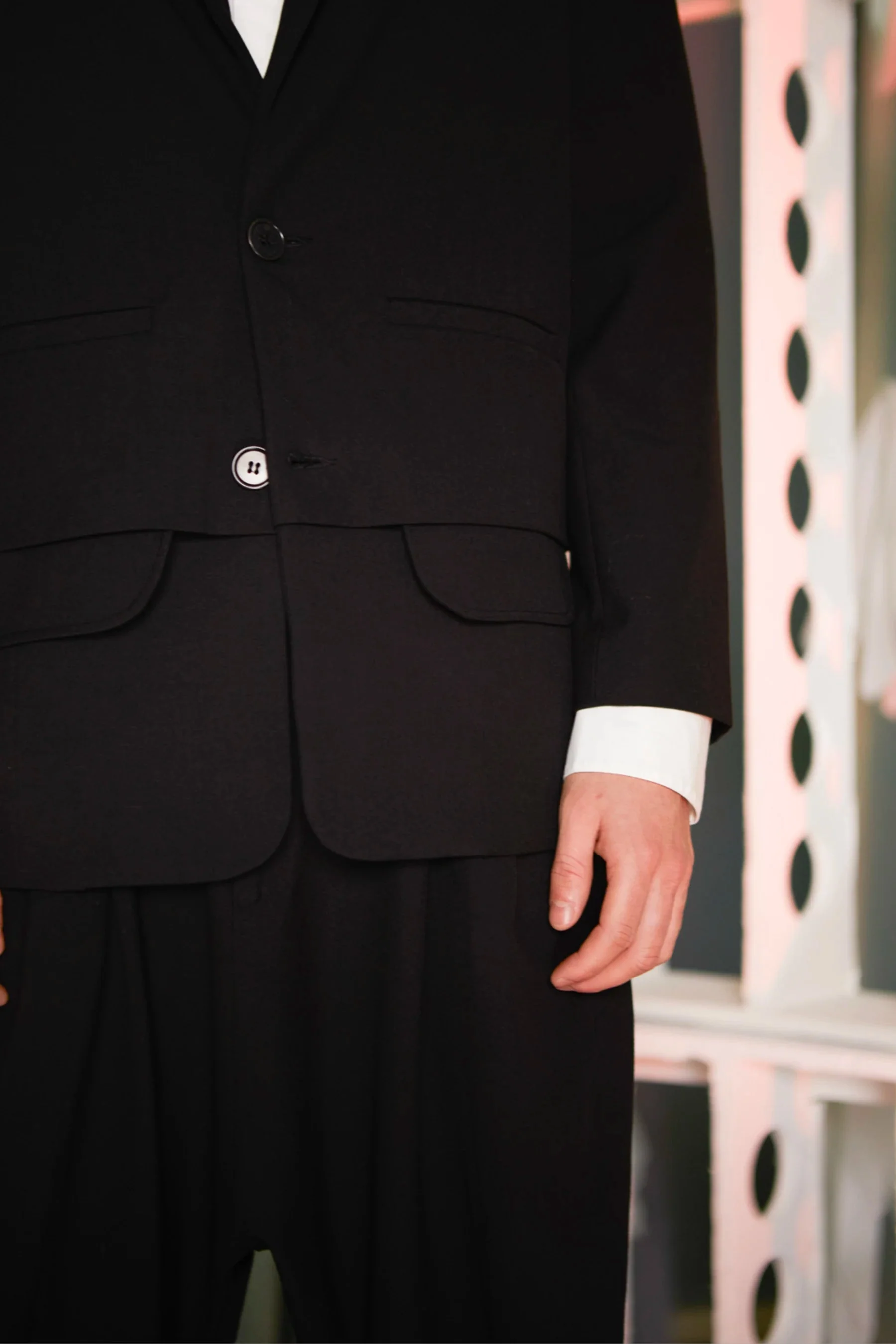 ANTS BLAZER BLACK  by Henrik Vibskov - Image 7