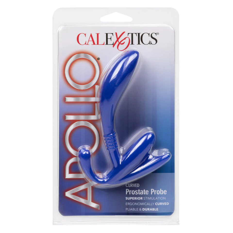 Apollo Curved Prostate Stimulator - Blue - Image 3