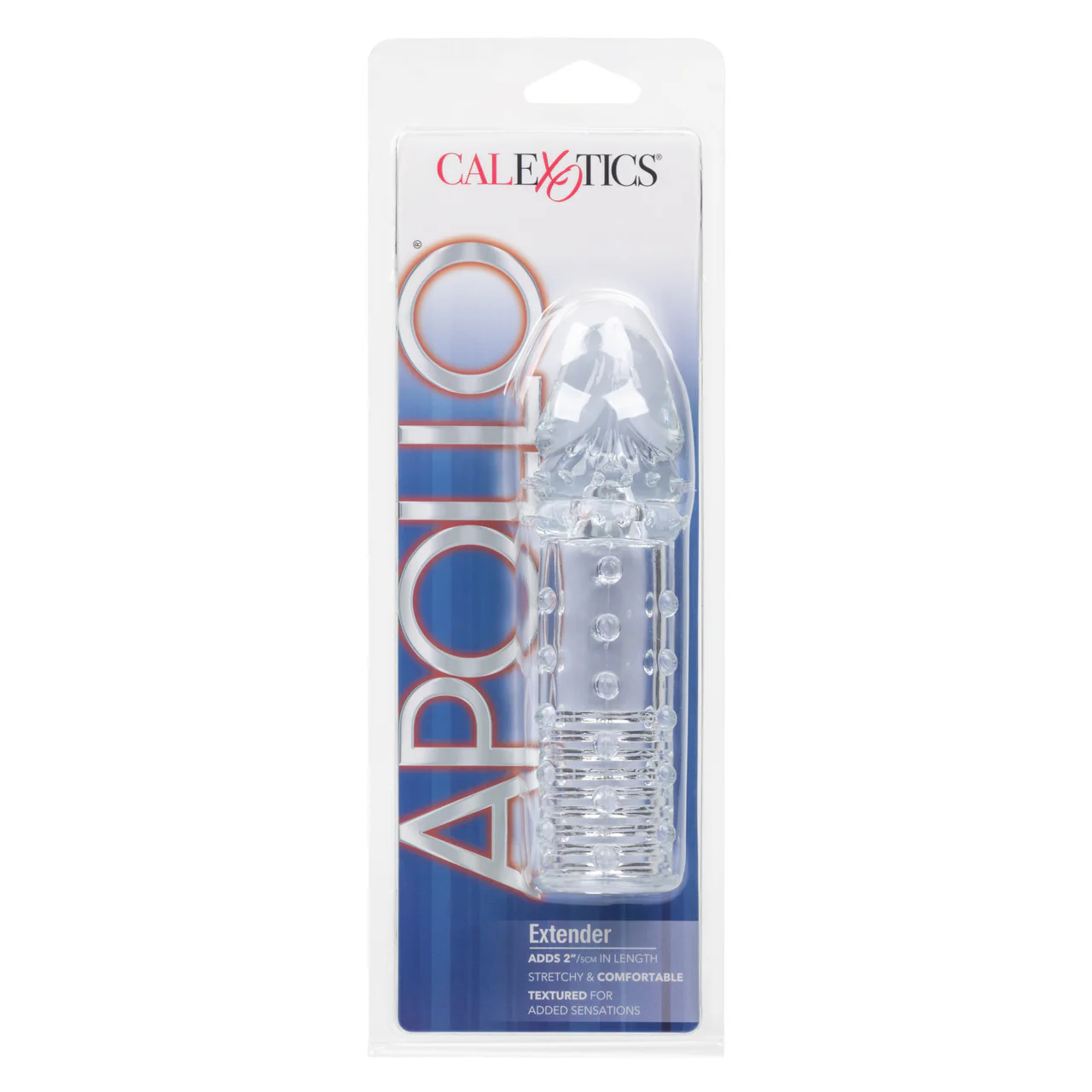 Apollo Extender Textured Sleeve 6.25in - Clear - Image 3