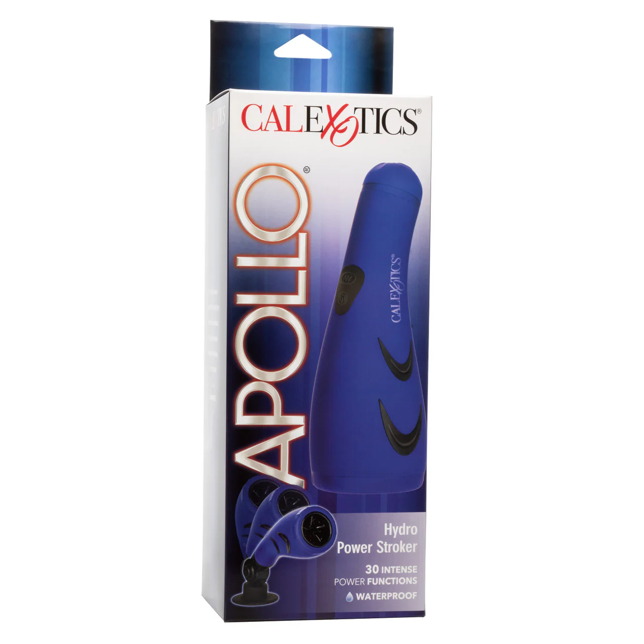Apollo Hydro Power Stroker Silicone Masturbator Waterproof 9.25in - Image 3