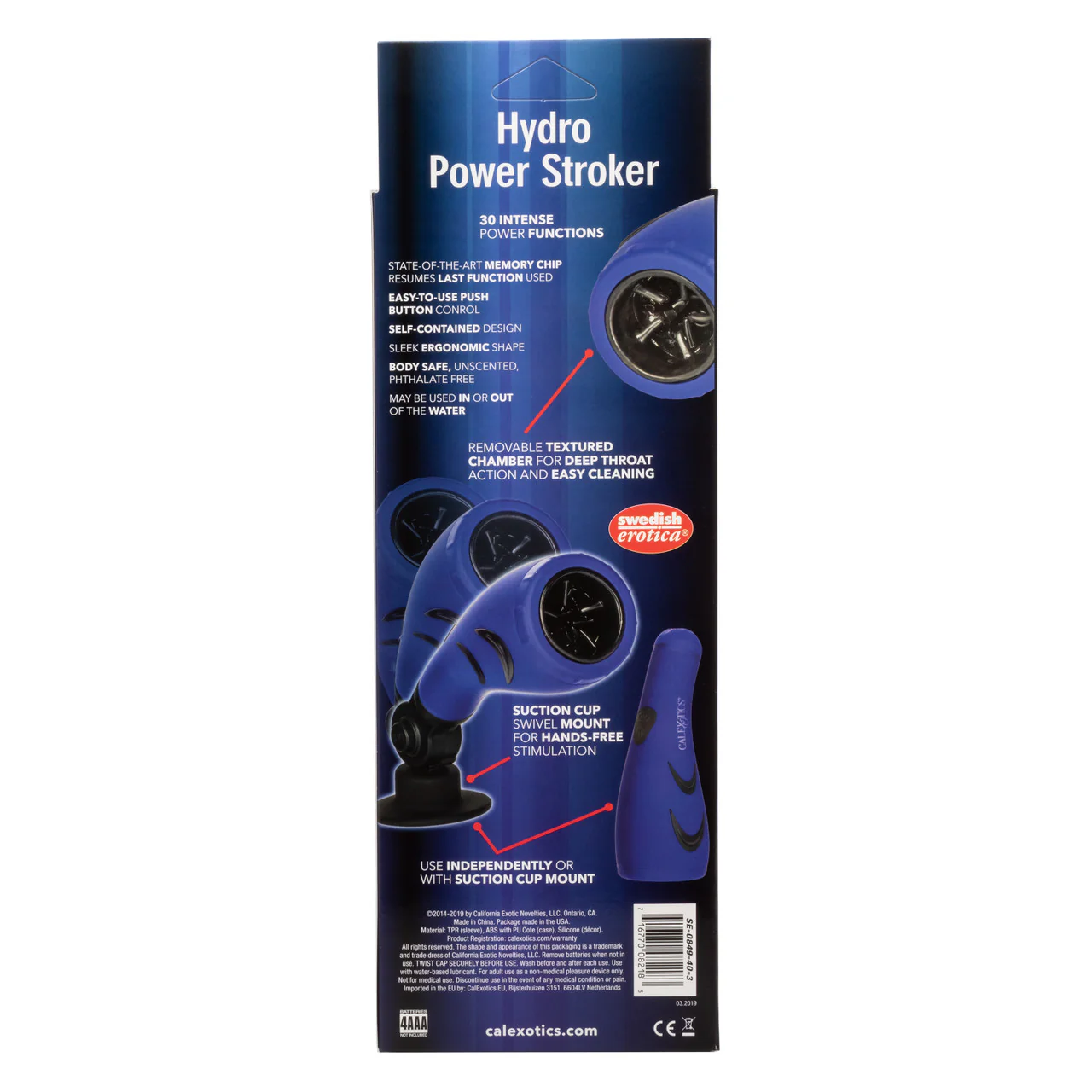 Apollo Hydro Power Stroker Silicone Masturbator Waterproof 9.25in - Image 4