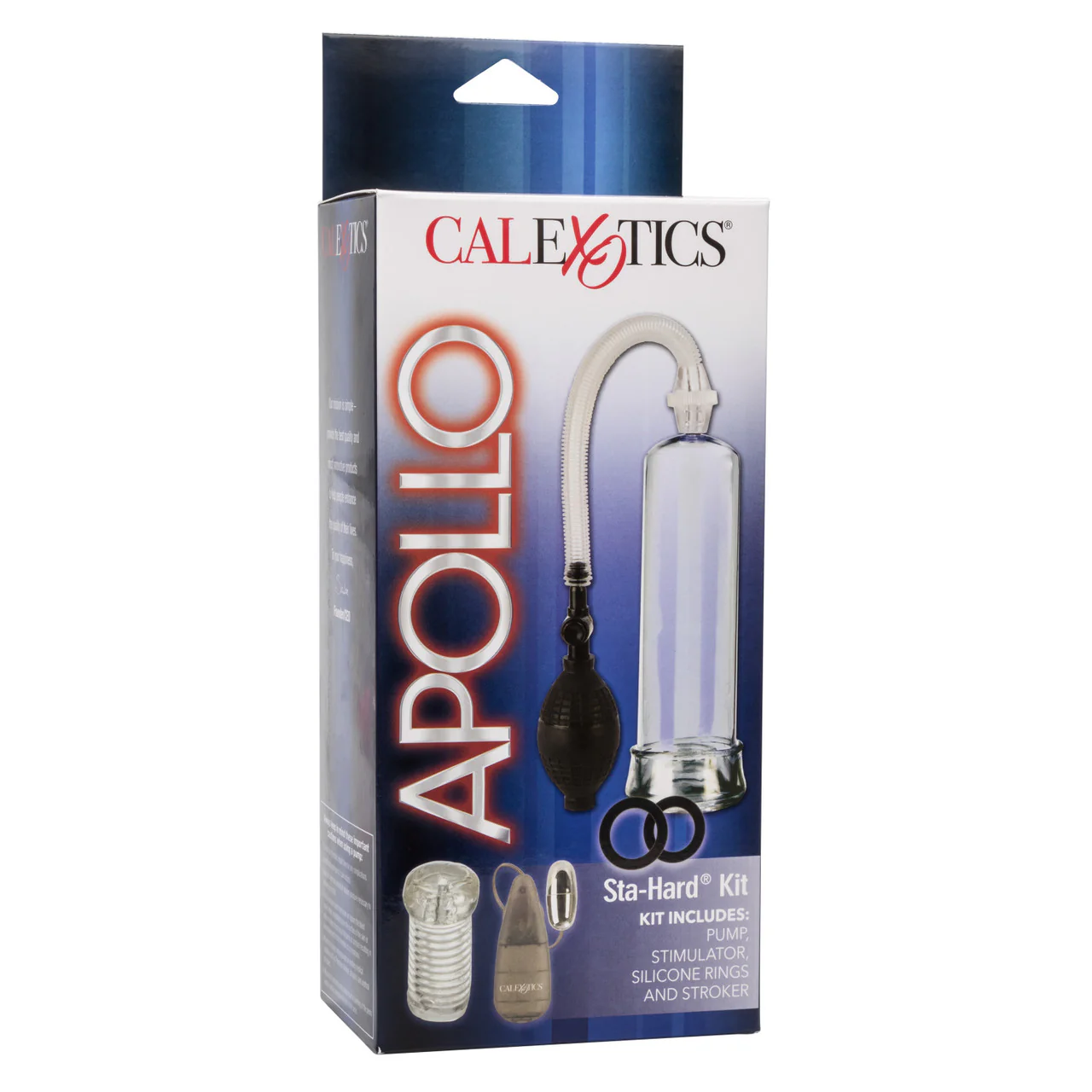 Apollo Penis Pump Sta-Hard Kit - Black - Image 3