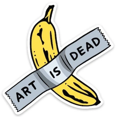Art is Dead Sticker by The Found - Image 3