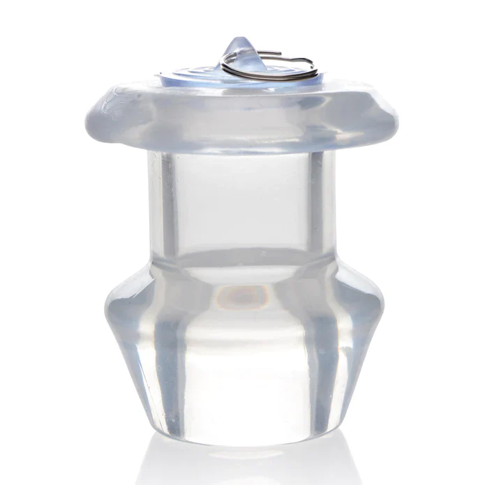 Ass Bung Clear Hollow Anal Dilator With Plug - Large - Image 6