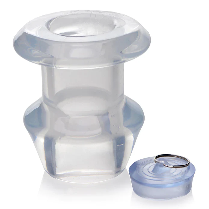 Ass Bung Clear Hollow Anal Dilator With Plug - XLarge - Image 5
