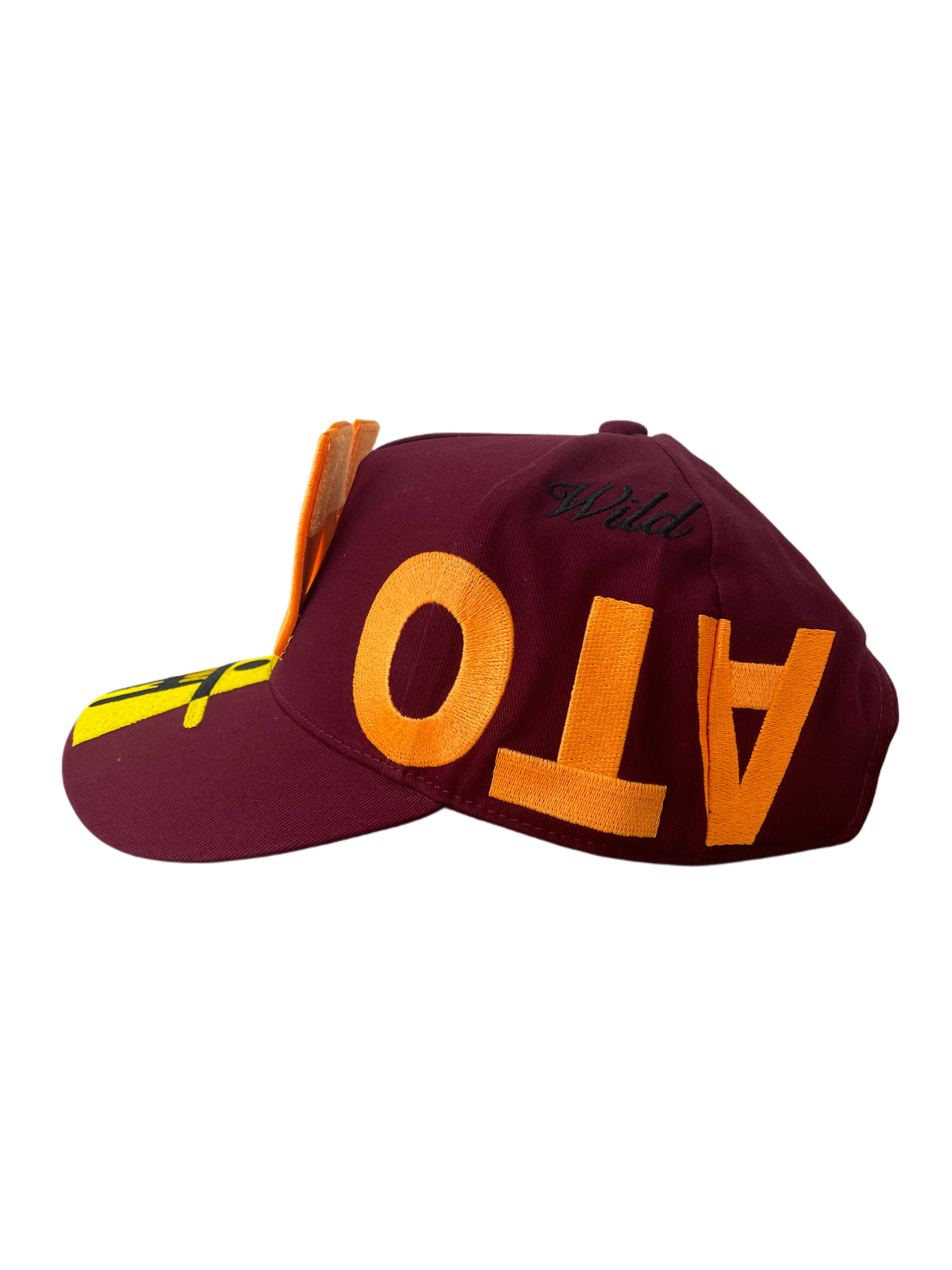 Atomic Cap with Detachable Patch Tawny Port by Walter Van Beirendonck - Image 4