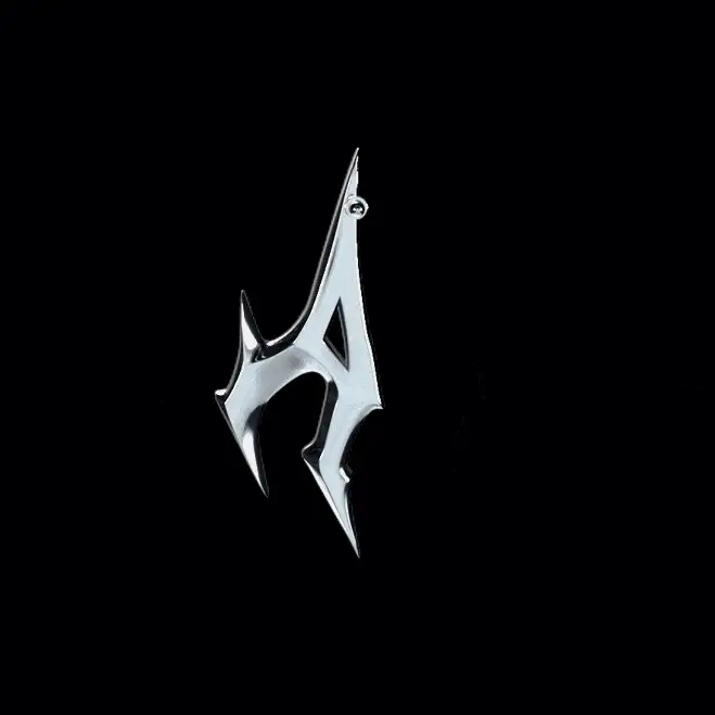 AURA CLASSIC LOGO EARRING by AURA BY ANGELO - Image 2