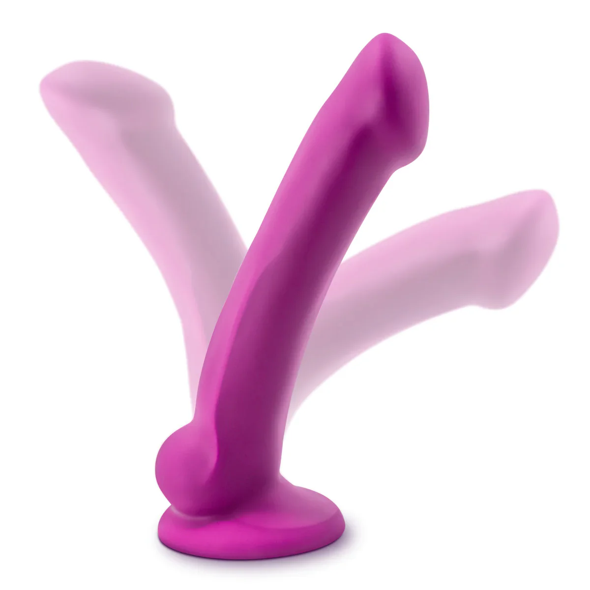 Avant Ergo Mini Violet D9 Artisan 7 Inch Thin Dildo with Suction Cup Base - Image 6