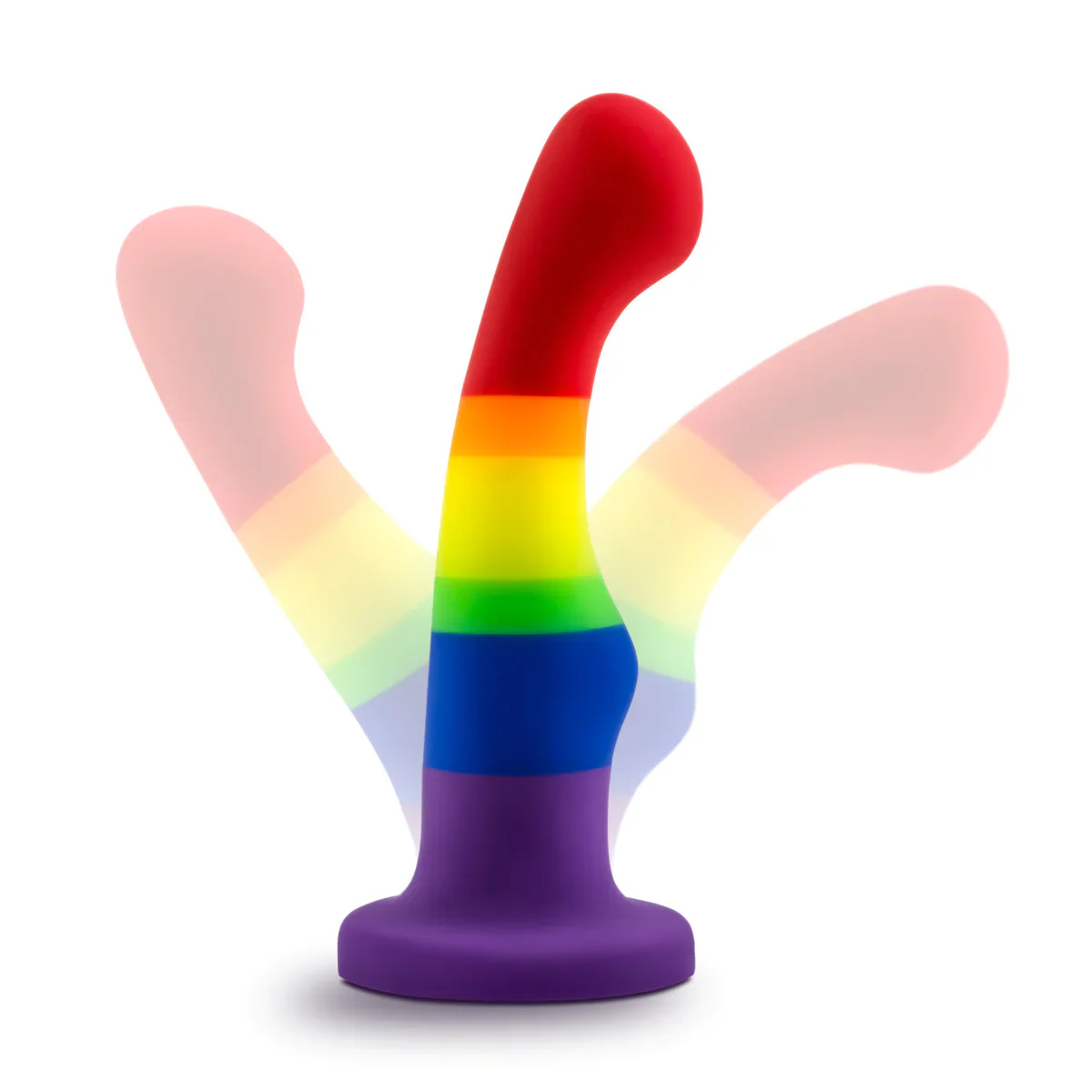 Avant Pride Freedom P1 Artisan 6 Inch Curved P-Spot / G-Spot Dildo - Image 8