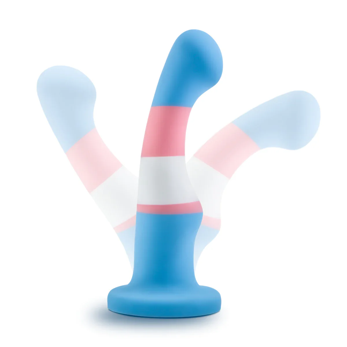 Avant Pride True Blue P2 Artisan 6 Inch Curved P-Spot / G-Spot Dildo with Suction Cup - Image 5