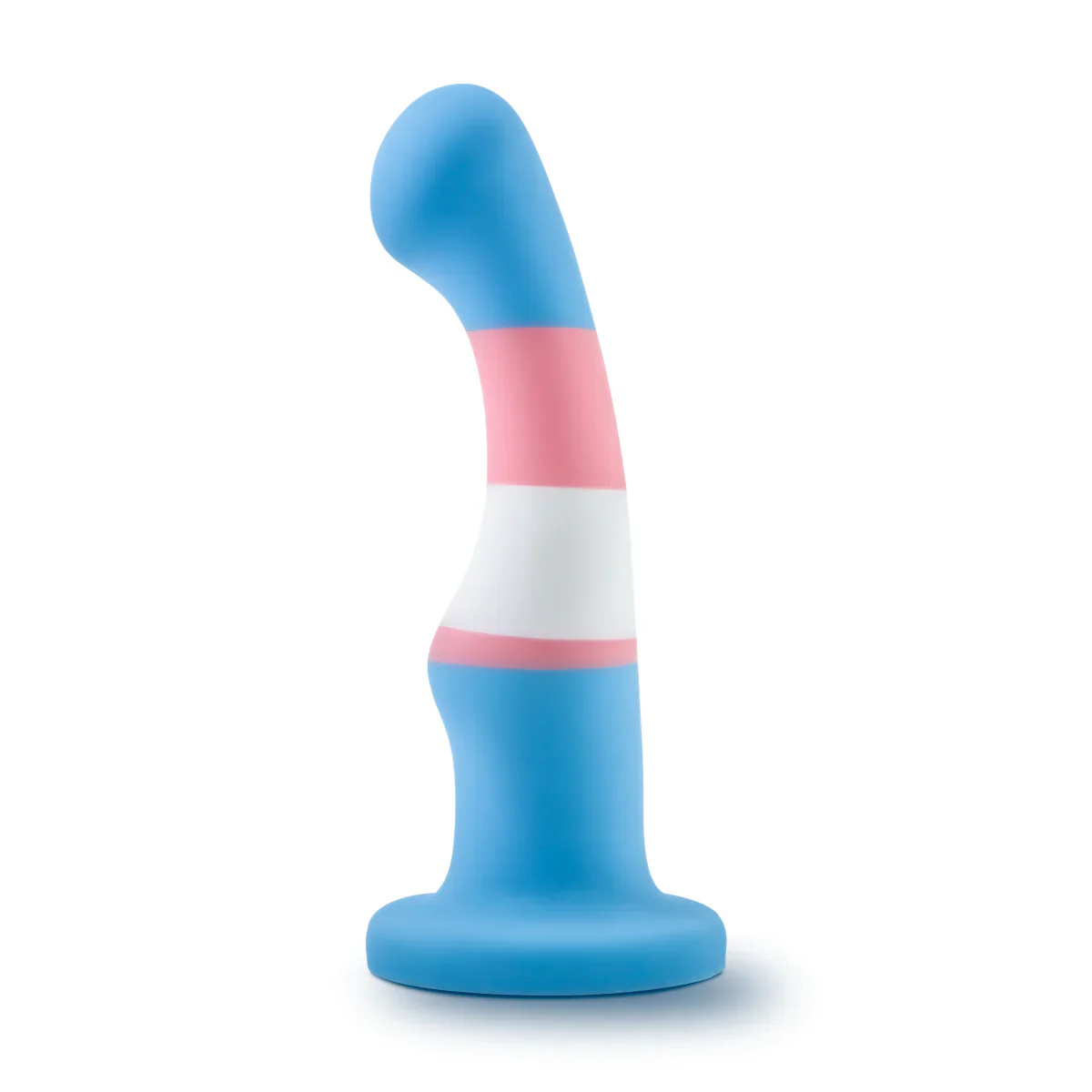 Avant Pride True Blue P2 Artisan 6 Inch Curved P-Spot / G-Spot Dildo with Suction Cup - Image 6