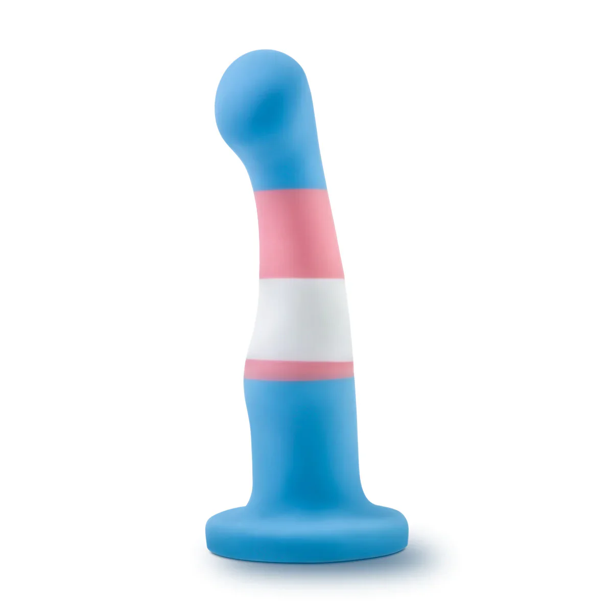 Avant Pride True Blue P2 Artisan 6 Inch Curved P-Spot / G-Spot Dildo with Suction Cup - Image 9