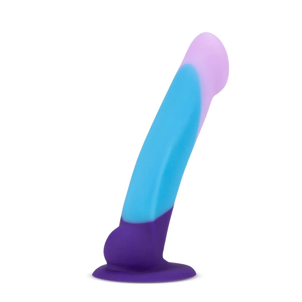 Avant Purple Haze D16: Artisan 7 Inch Curved Dildo with Suction Cup Base - Image 6