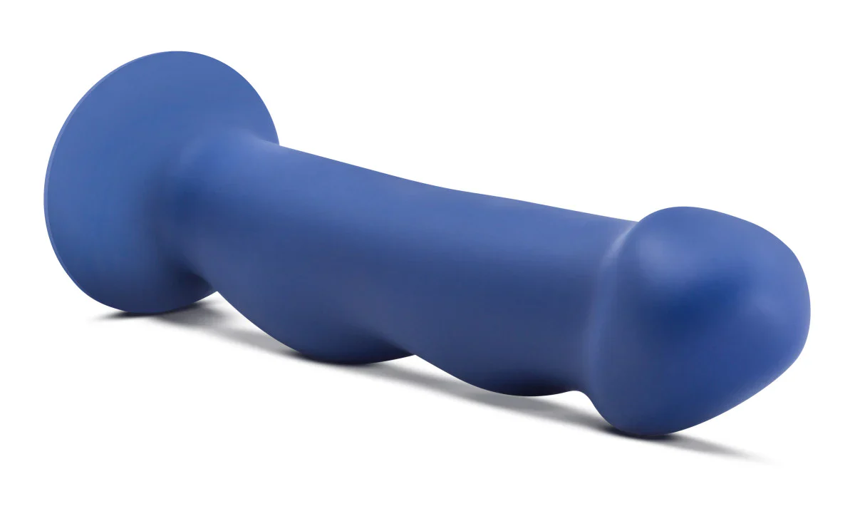 Avant Suko Indigo D12: Artisan 8 Inch Curved G-Spot Dildo with Suction Cup Base - Image 6
