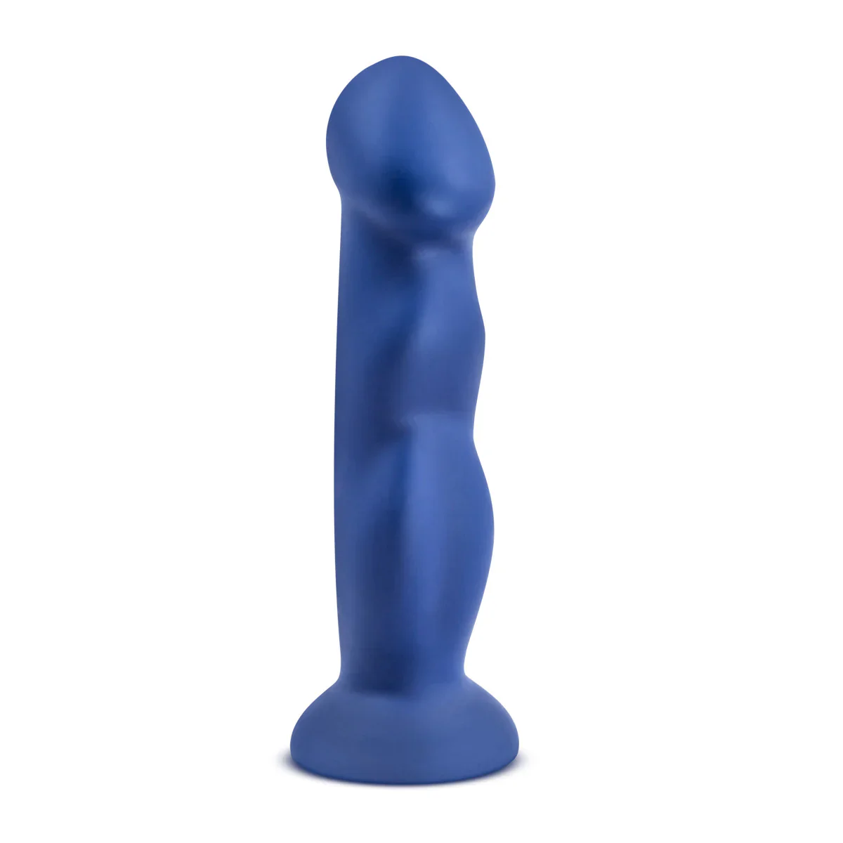 Avant Suko Indigo D12: Artisan 8 Inch Curved G-Spot Dildo with Suction Cup Base - Image 8