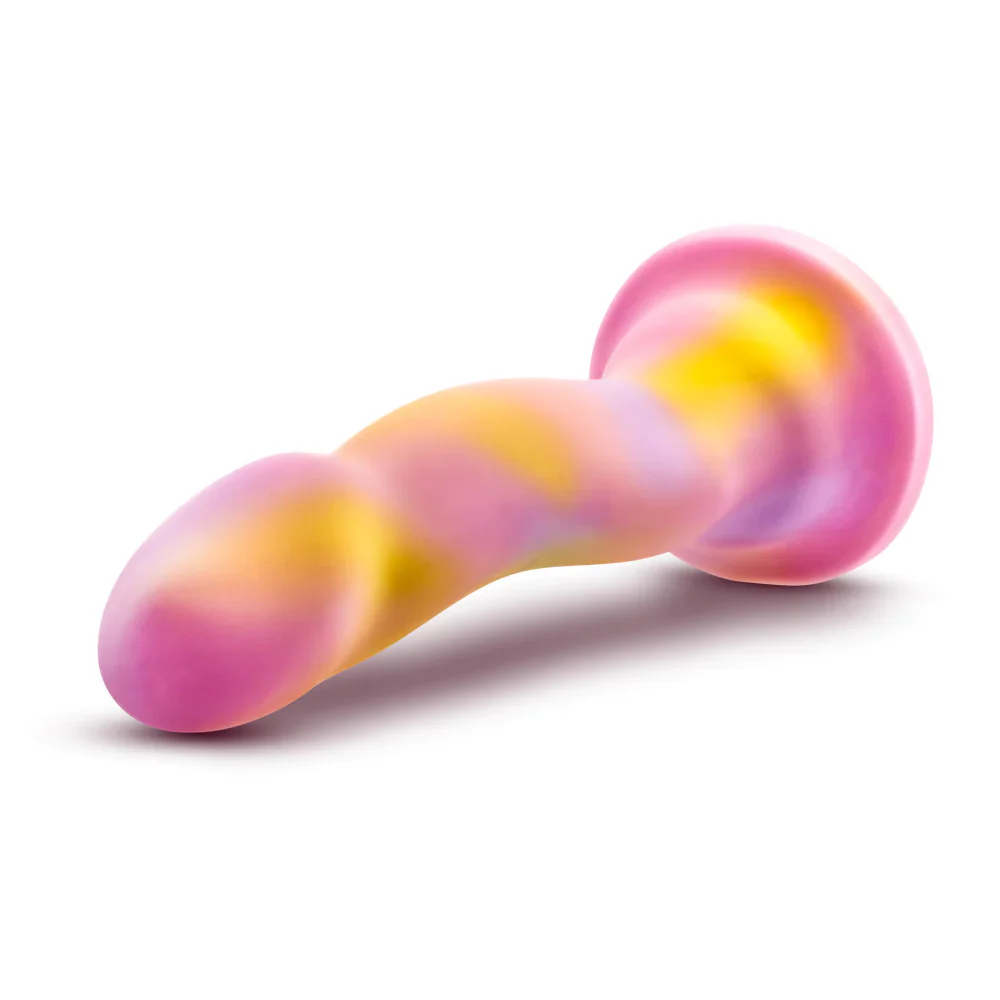 Avant Sun's Out Pink Artisan 7 Inch Curved P-Spot Dildo with Suction Cup Base - Image 3
