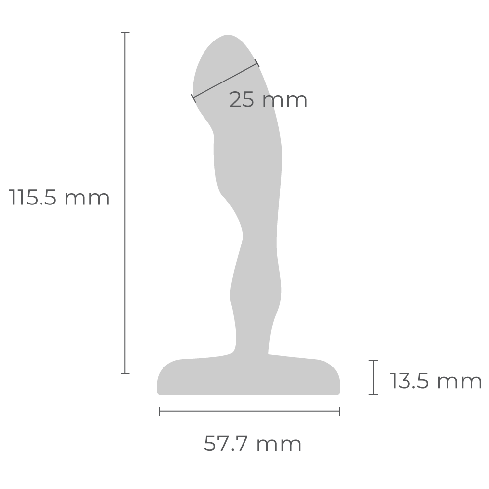 B-Vibe Stainless Steel Prostate Plug - Image 8