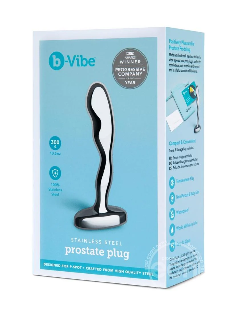 B-Vibe Stainless Steel Prostate Plug - Image 9
