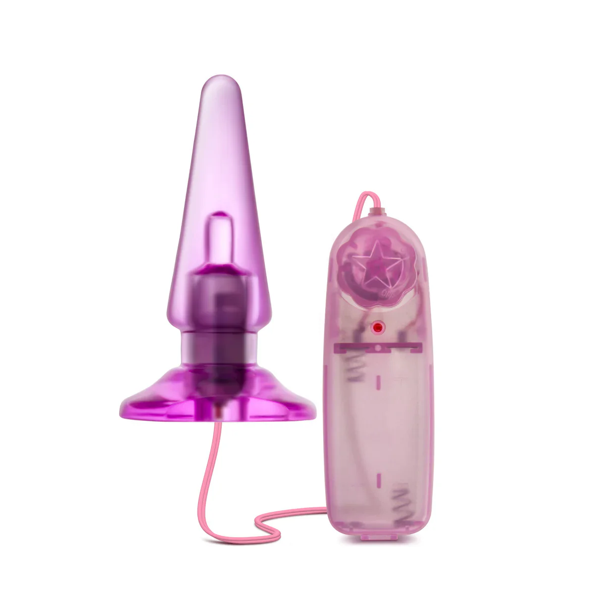 B Yours Basic Pleaser Remote-Control Pink 4-Inch Vibrating Anal Plug - Image 4