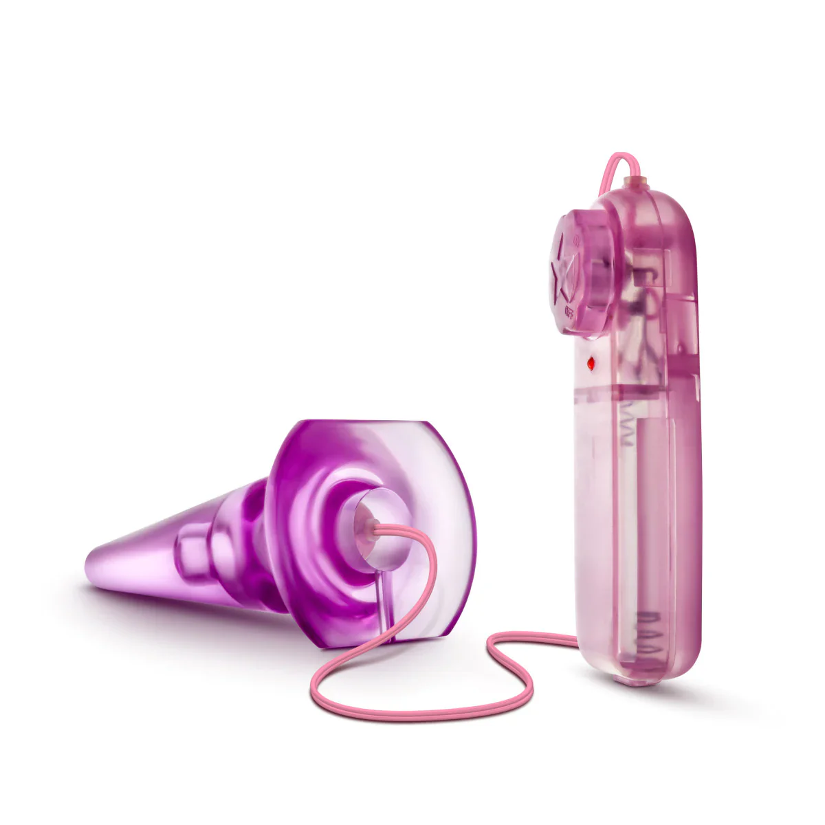 B Yours Basic Pleaser Remote-Control Pink 4-Inch Vibrating Anal Plug - Image 5