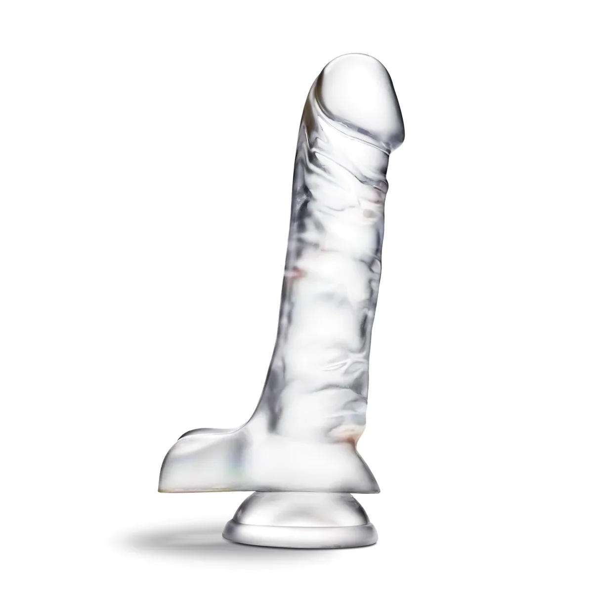 B Yours Diamond Dazzle Realistic Clear 9-Inch Long Dildo - Image 5