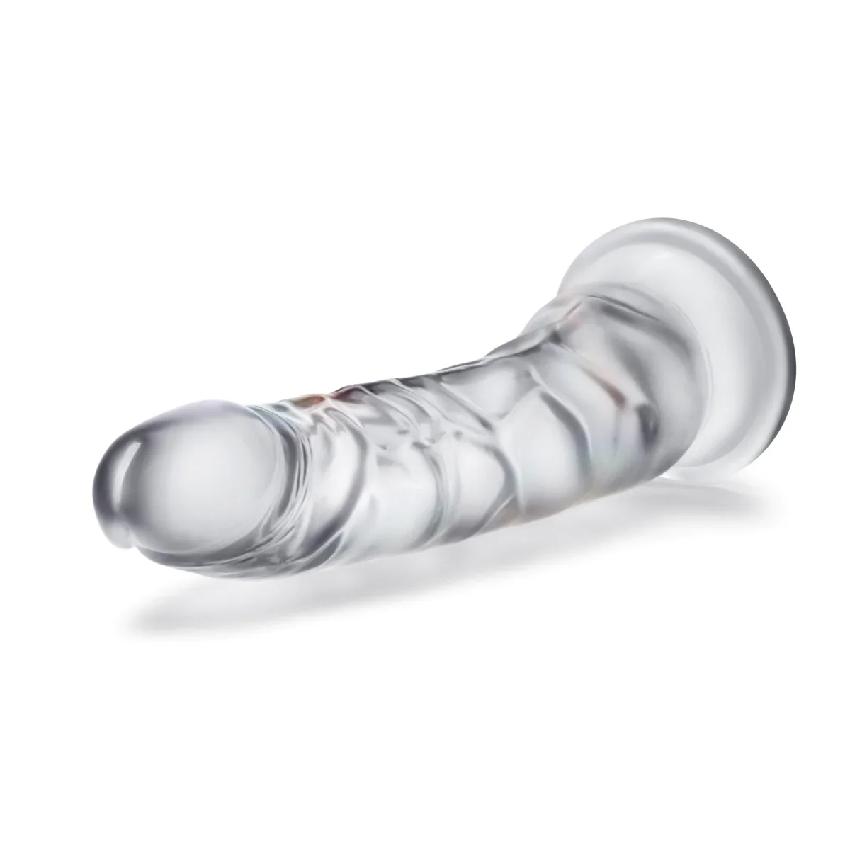 B Yours Diamond Glisten Realistic Clear 8.75-Inch Long Dildo - Image 4