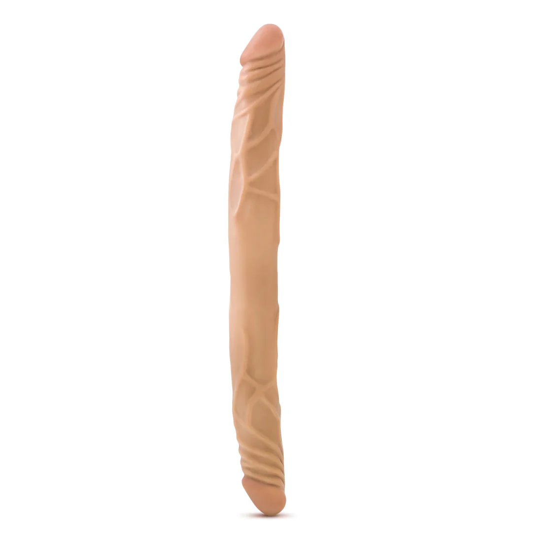 B Yours Double Dildo 14in - Caramel - Image 6