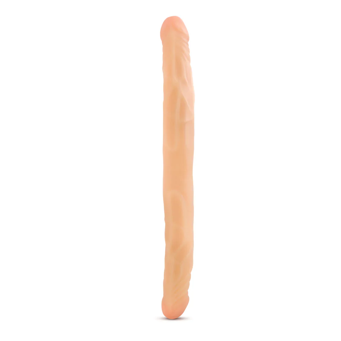 B Yours Double Dildo 14in - Vanilla - Image 5