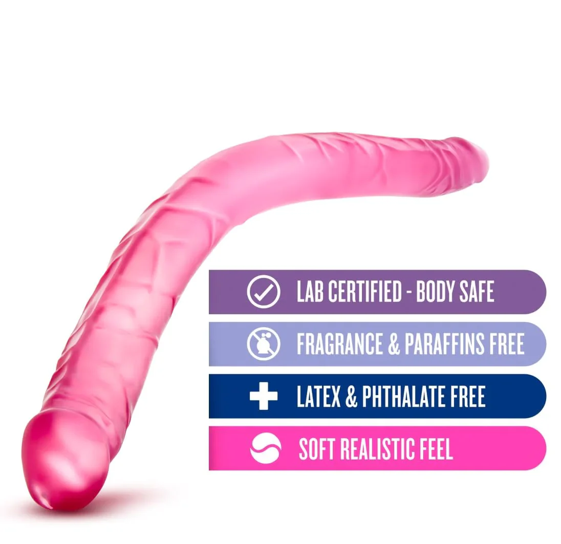 B Yours Pink 16-Inch Long Dildo - Image 2