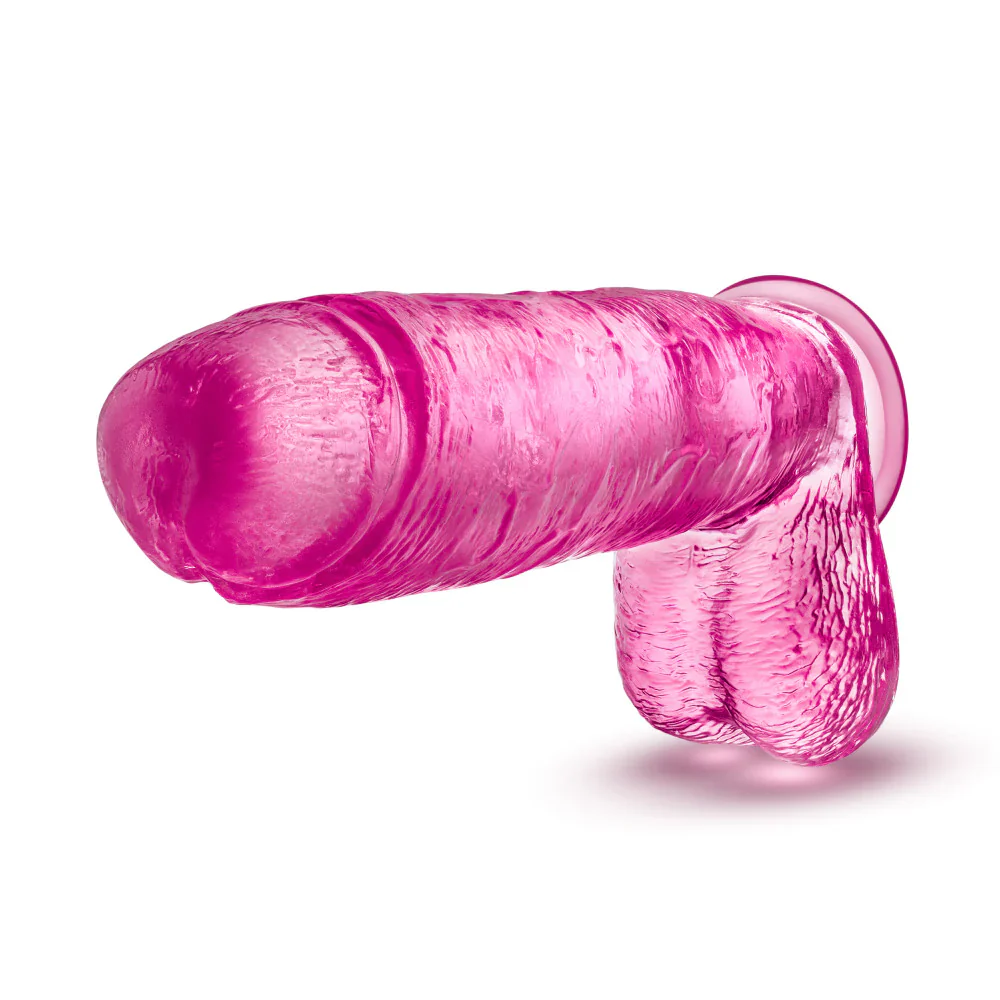 B Yours Plus Big N’ Bulky Pink 10.5-Inch Long Dildo - Image 6