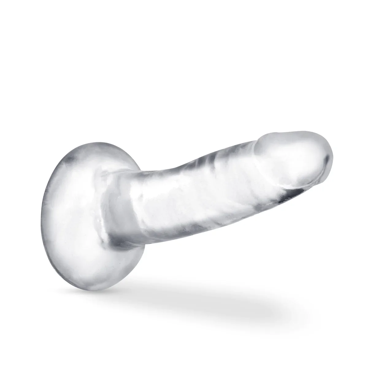 B Yours Plus Hard N’ Happy Realistic G-Spot Clear 5.5-Inch Long Dildo - Image 5