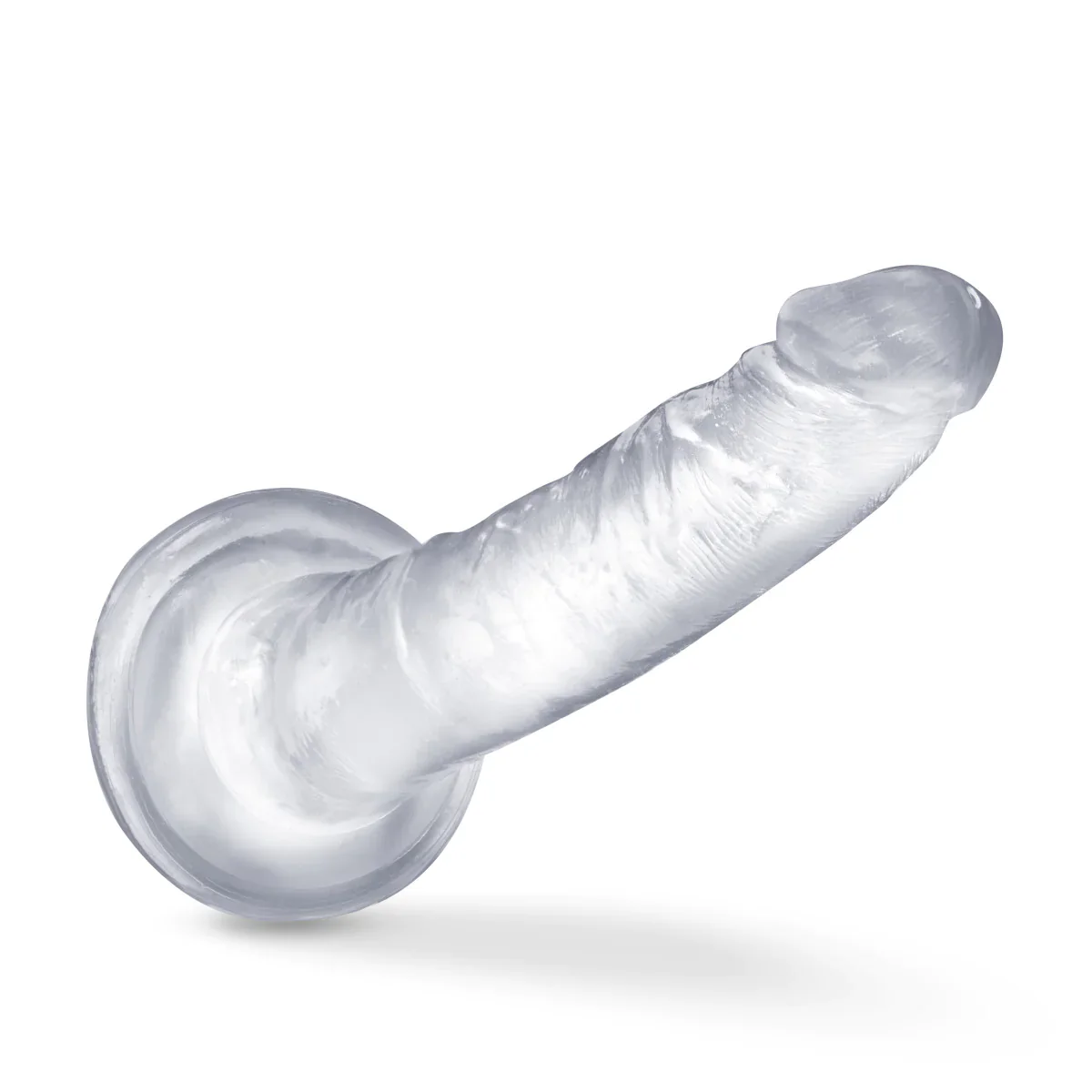 B Yours Plus Lust N’ Thrust Realistic Clear 7.5-Inch Long Dildo - Image 5